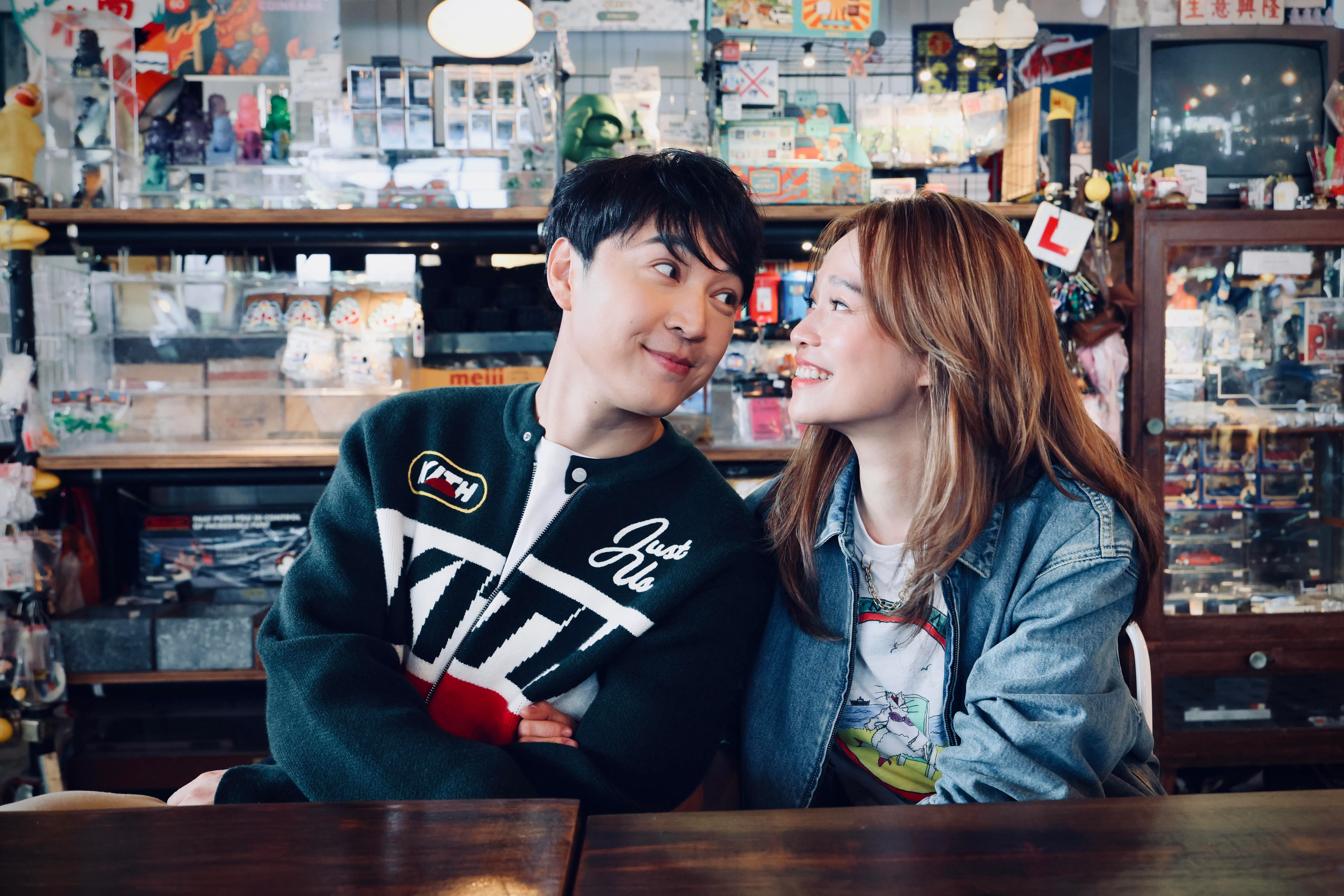 《家的守护星》是陈凤玲（右）和徐鸣杰自2022年结婚以来首部合作的剧集。（龙国雄摄）