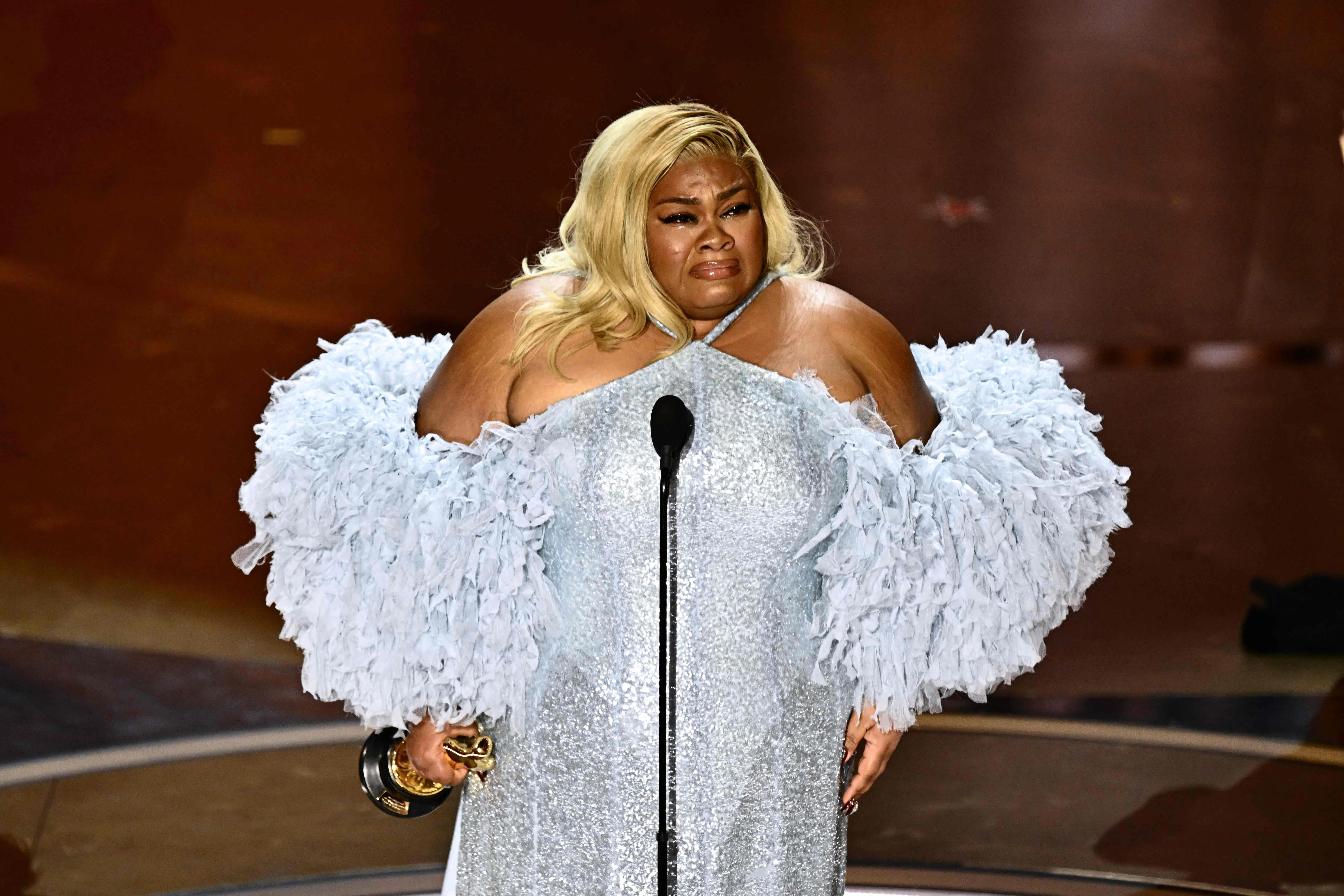 第96届奥斯卡最佳女配角由《留校者联盟》（The Holdovers）的达明·乔伊·伦道夫夺得。（法新社）