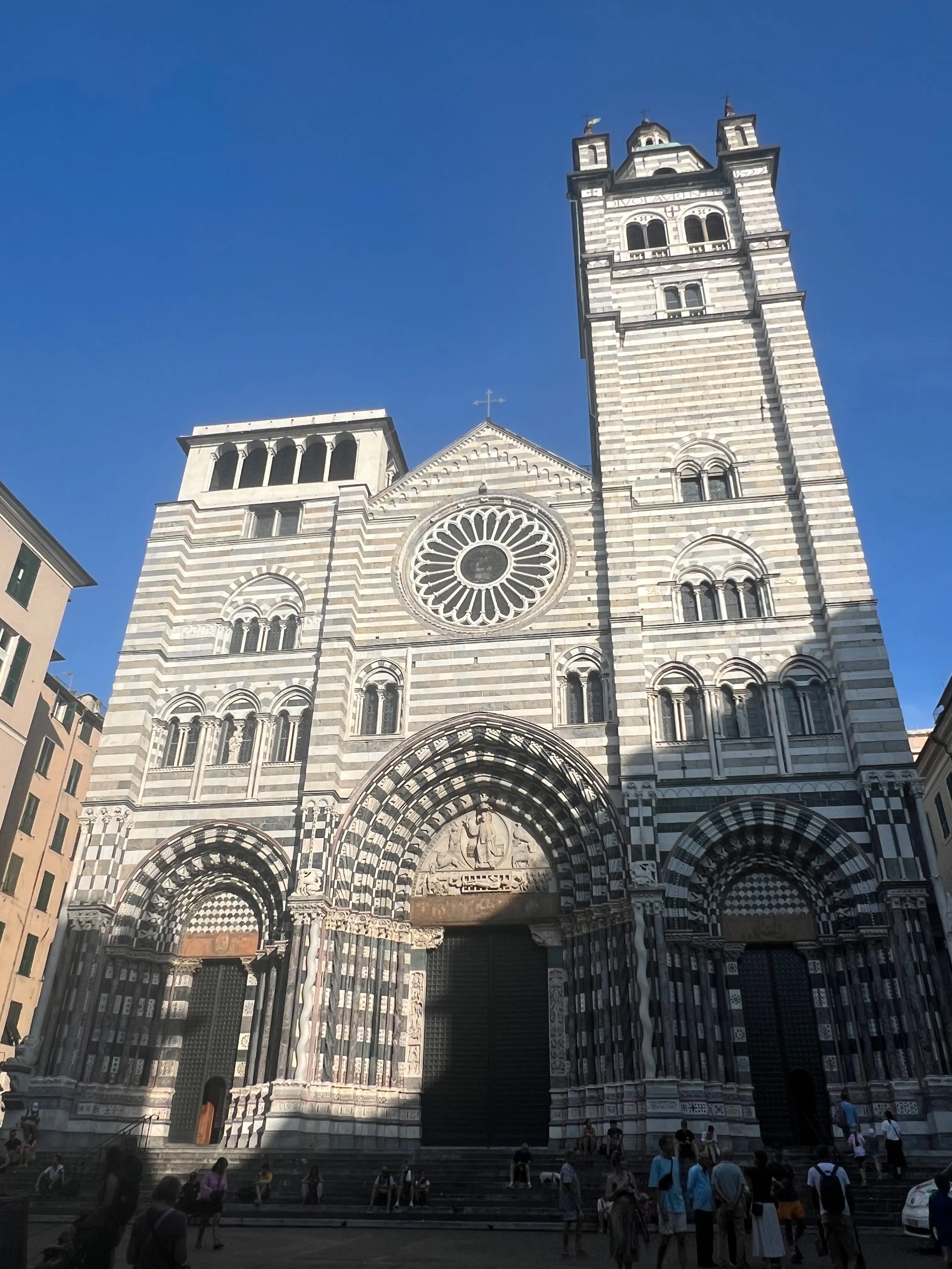 圣洛伦索大教堂是热那亚的地标建筑。（叶孝忠摄）