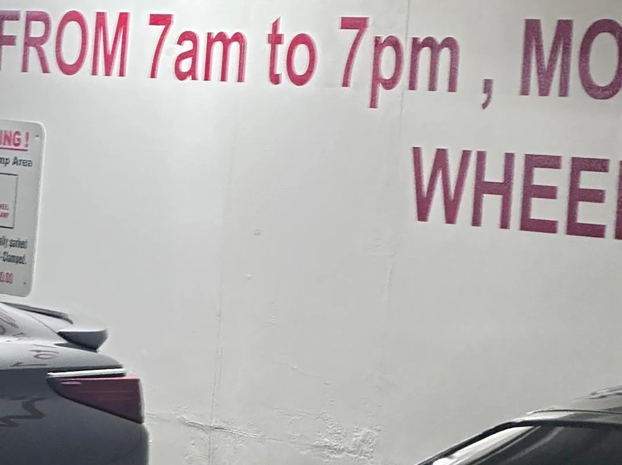 李先生说，他每两三个月就会驾车到商场，平常都是随意停车，这次却因误会红白格的禁停时间被罚，感到冤枉。（受访者提供）