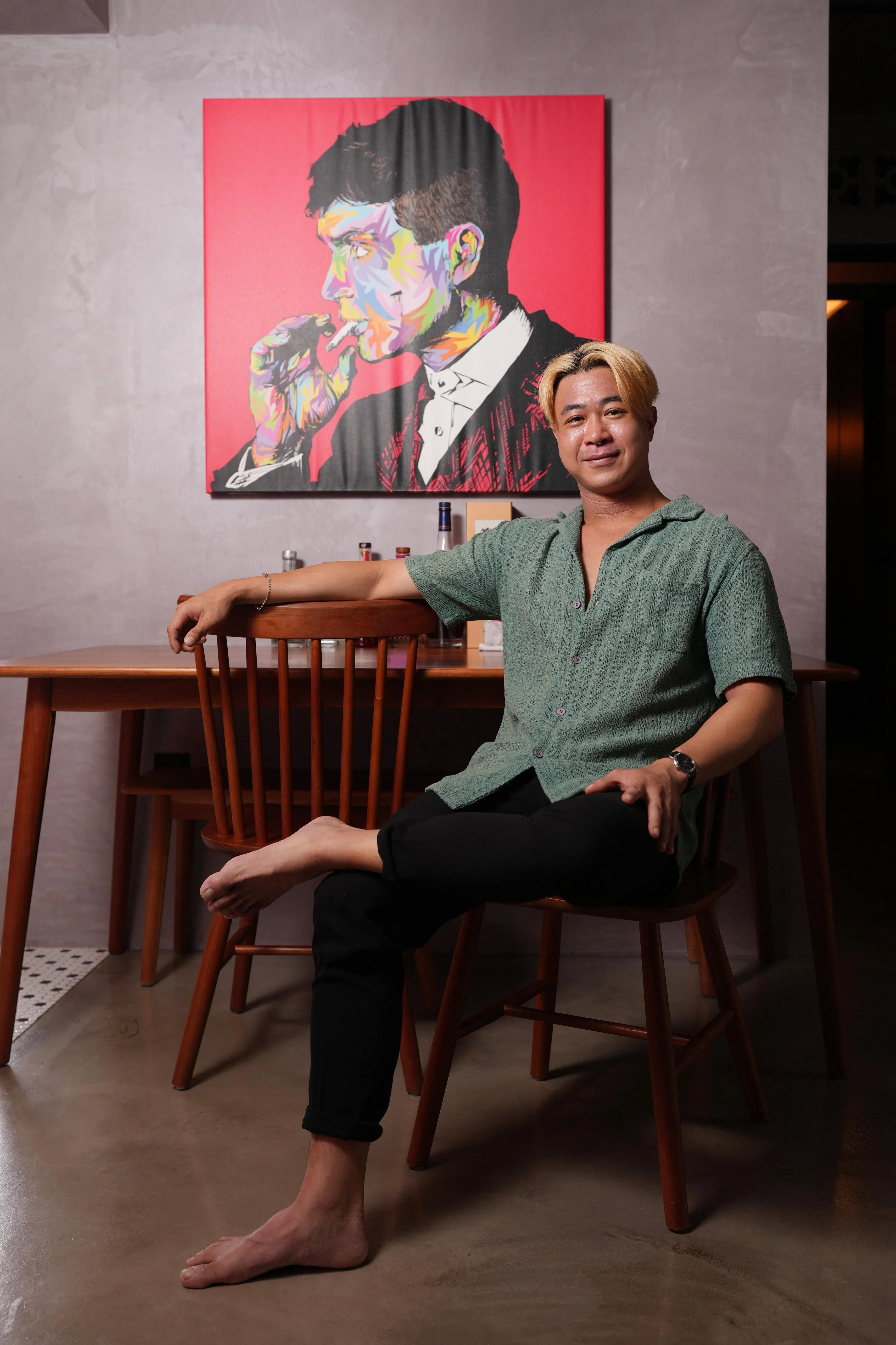 林俊良认为多元发展是一件好事，但始终热爱当艺人。（谢智扬摄）