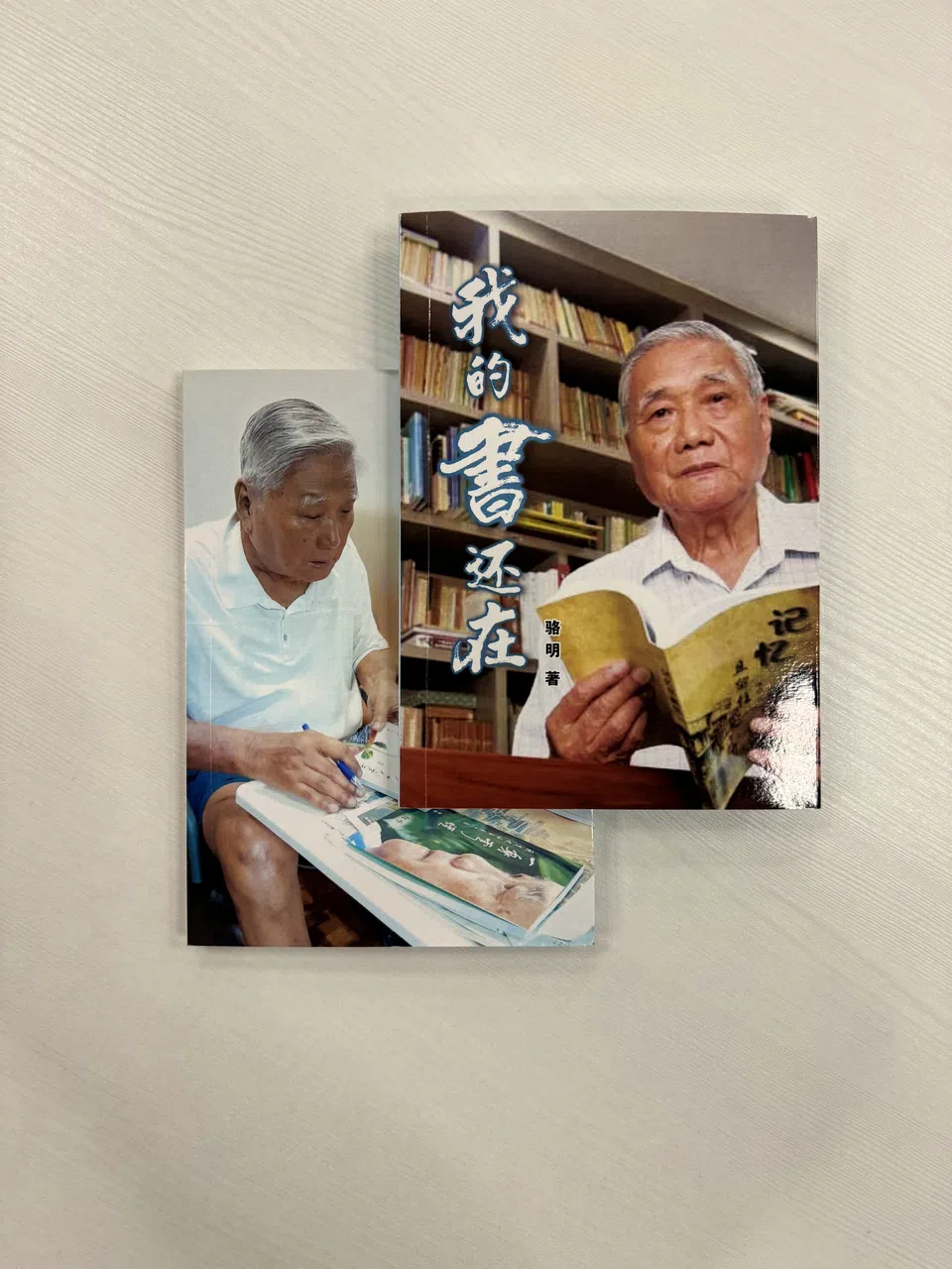 骆明新书有两款封面。（档案照片）