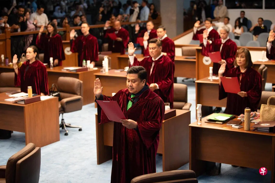 菲参议院退回副总统莎拉弹劾案众议院批让人困惑| 联合早报