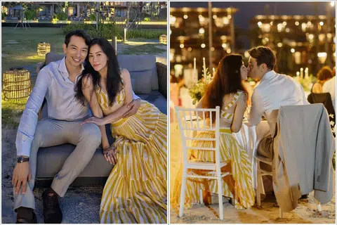 谢韵仪婚礼上强忍不落泪 见老公送的礼物哭了五分钟