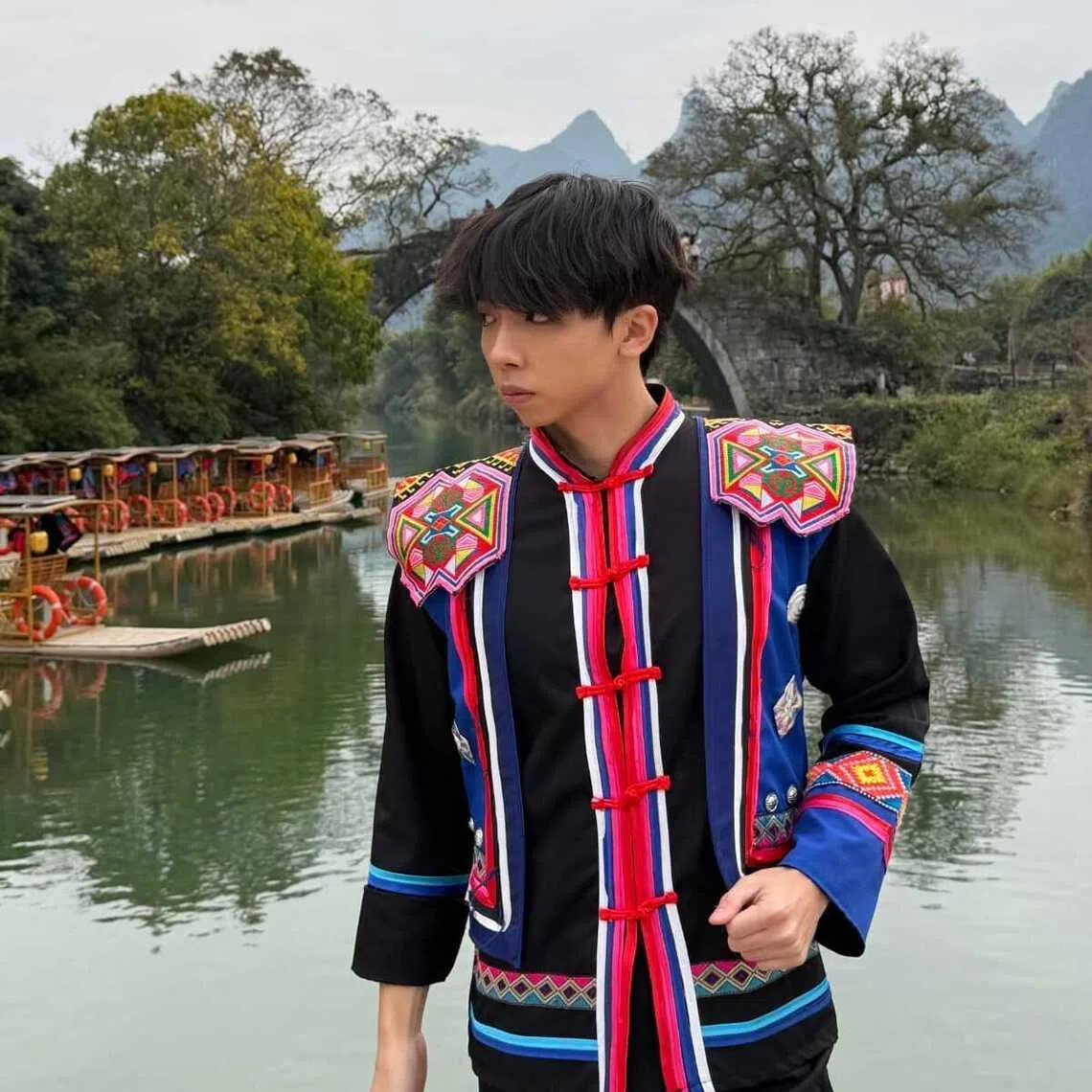 桂林山水甲天下果然名不虚传，每一处都是令人流连的景色。（作者提供）