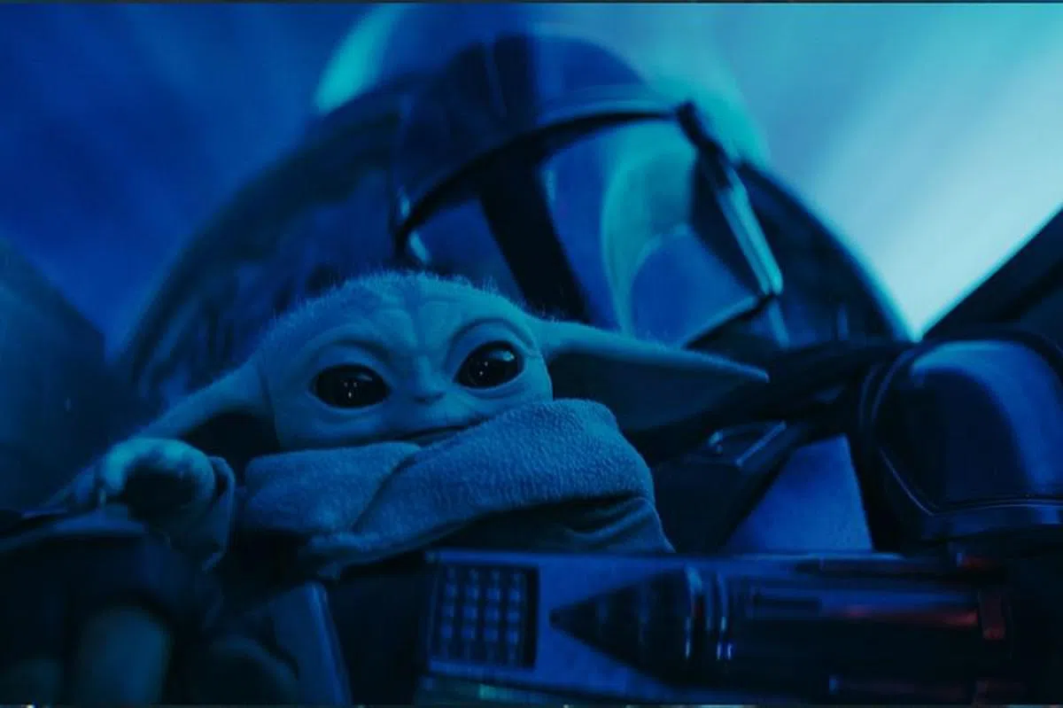 锁定口碑超高的《曼达洛人》能看到可爱的尤达宝宝。（图/Disney+提供）