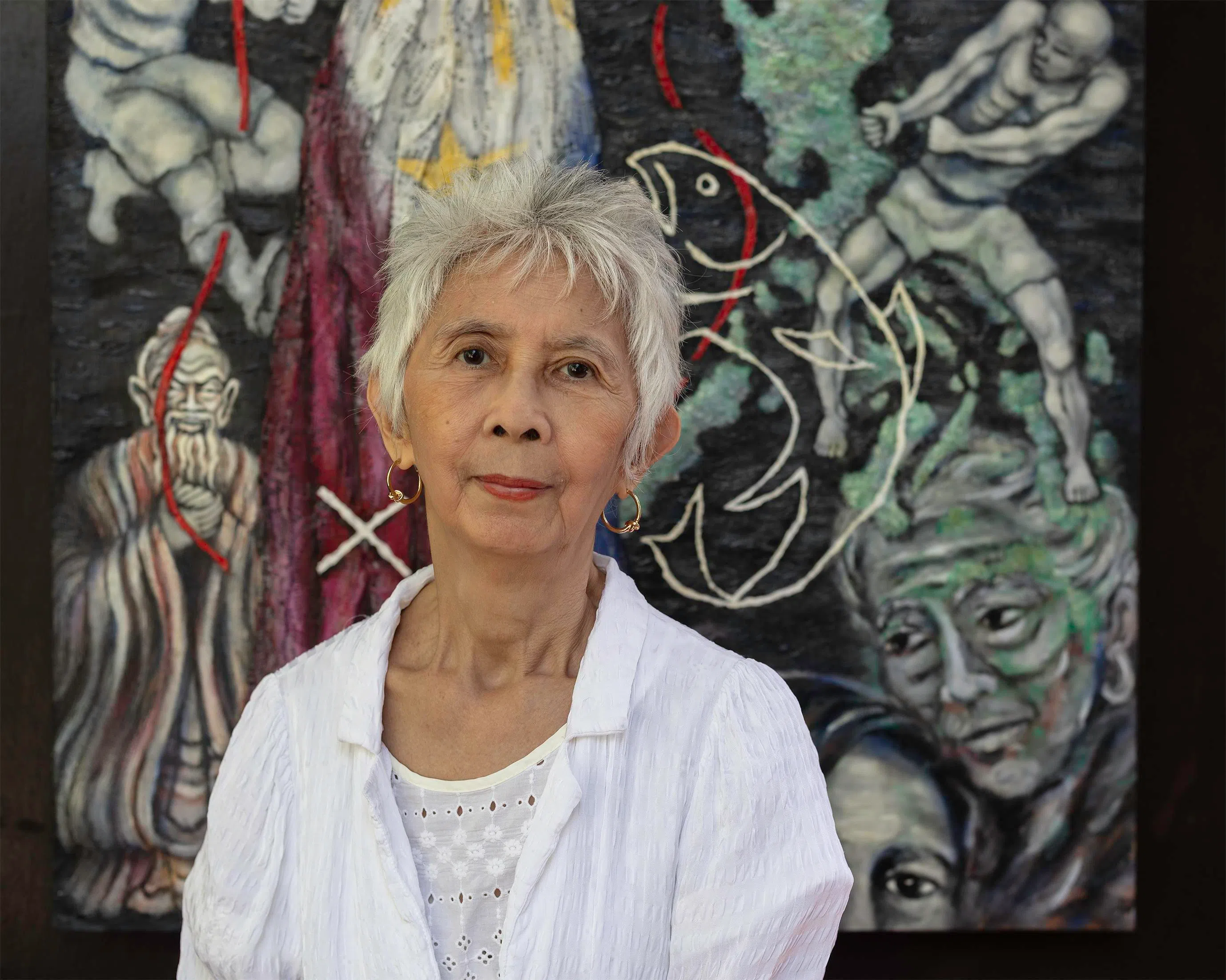 菲律宾艺术家伊梅尔达·卡希佩·恩达亚1987年联创东南亚历史最悠久的女性主义艺术团体Kasibulan。（Silverlens提供）