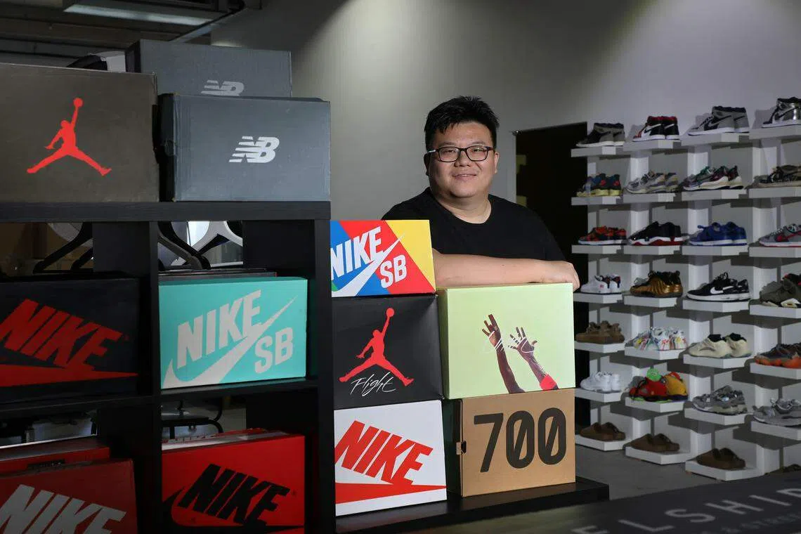 Novelship的营收在2022年升至近5000万元，夏洋原本希望在2023年将营收翻倍达到破亿。（何炳耀摄）