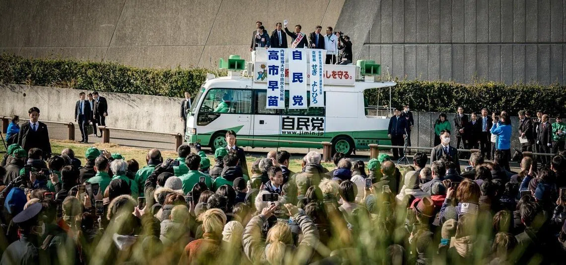 日本众院选战民调：自民党可能大跃进 独揽逾300席