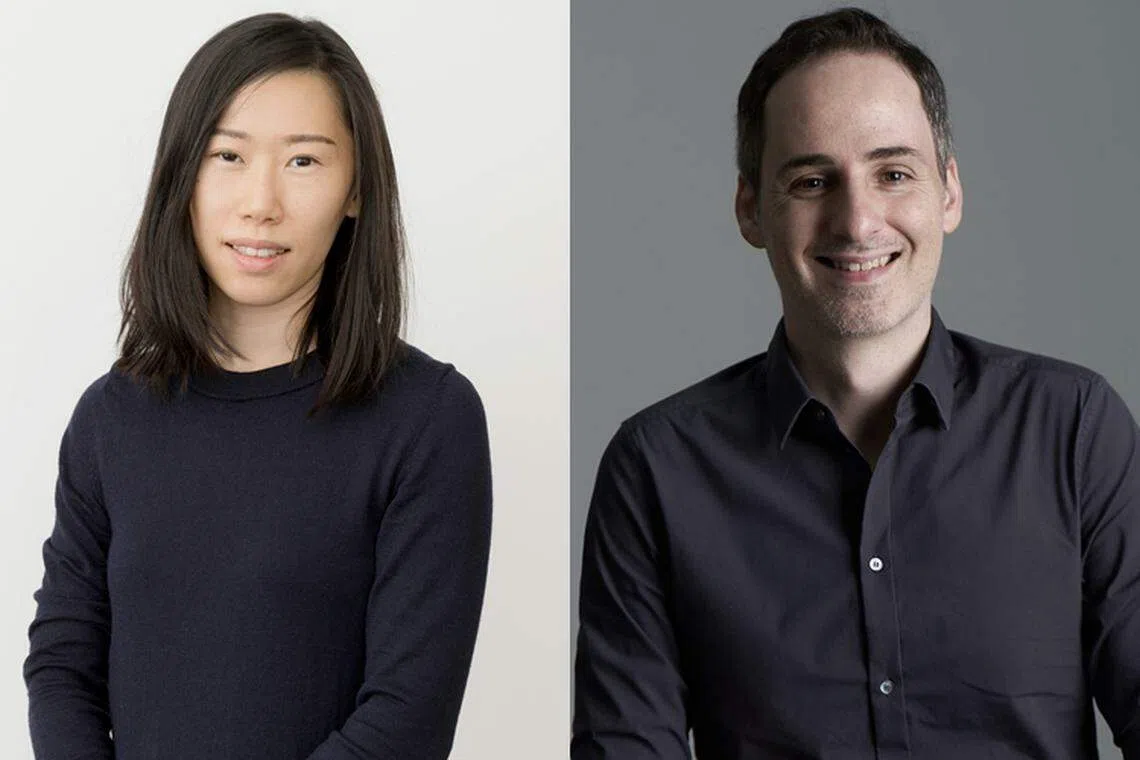 Forest and Whale设计师蔡汶霓（左）和古斯塔夫·马焦。（Michelle Mantel、Dju-Lian Chng提供）