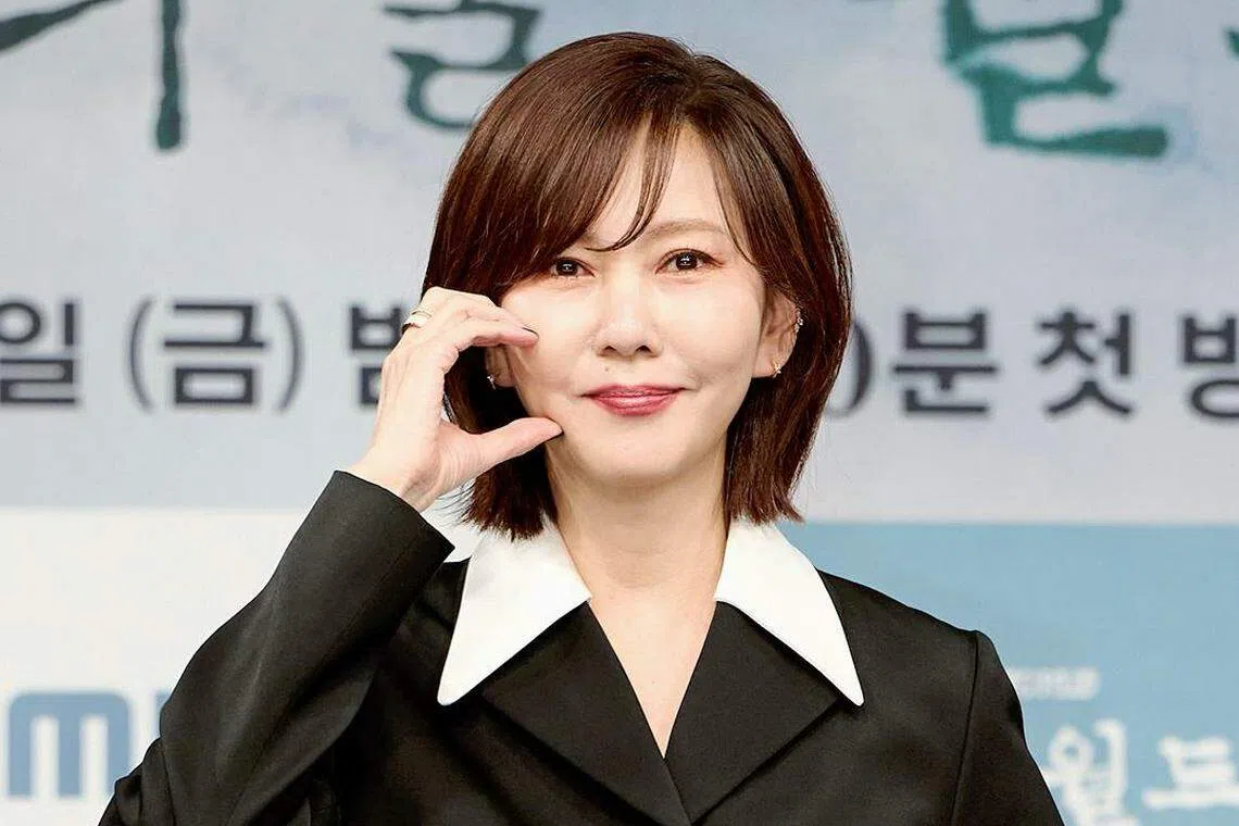 金南珠与车银优首次搭档，主演韩剧《美好世界》。（取自MBC IG）