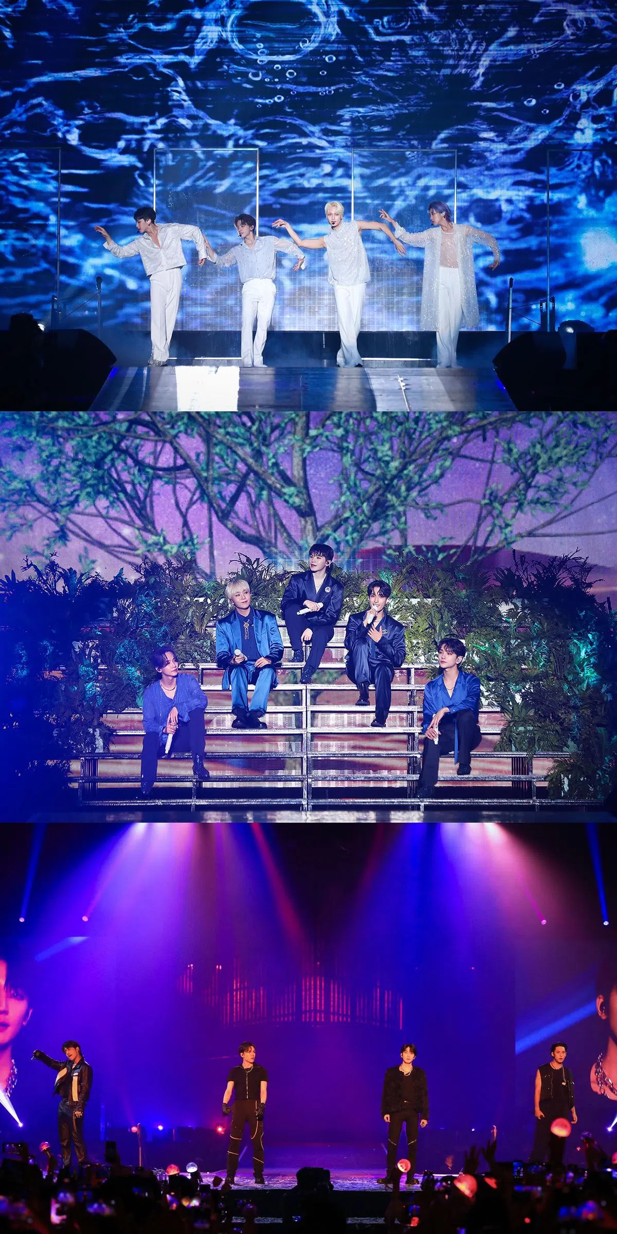 SEVENTEEN分成（上至下）Performance（表演）、Vocal（歌唱）及Hiphop（嘻哈）小分队呈现出多样的氛围感。（PLEDIS Entertainment提供）