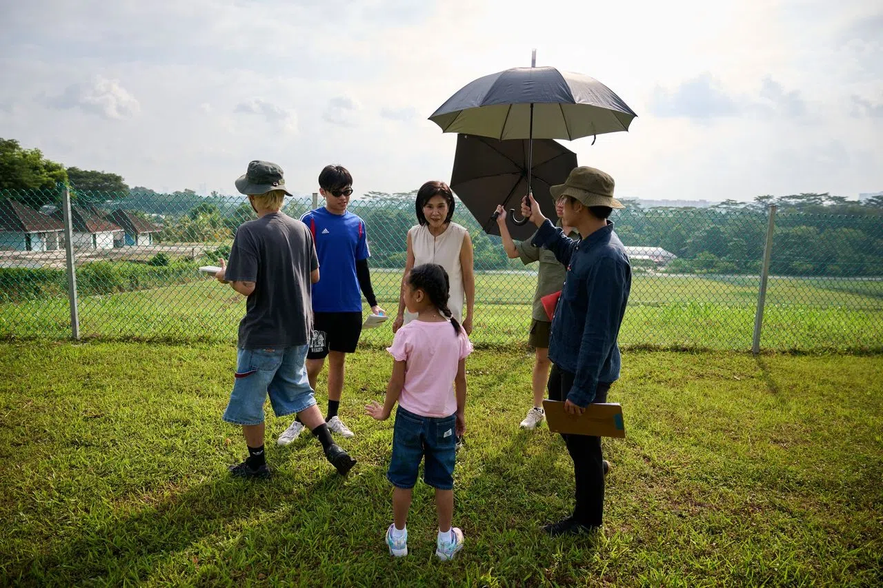 林梅娇在两天内完成短片拍摄。（SOSD提供）