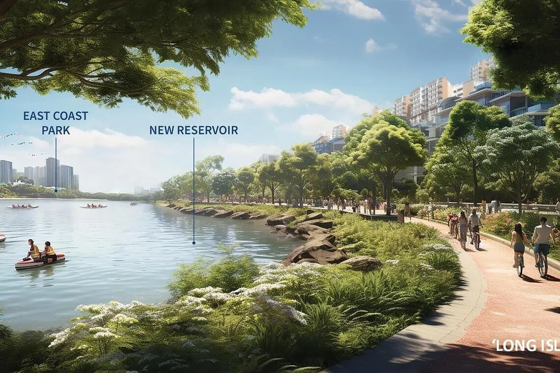 市区重建局强调，“长岛”计划须考虑技术研究、缓解措施和更多公众反馈后，才会最终确定，填海工程也只会在这之后才开始。（市区重建局提供）