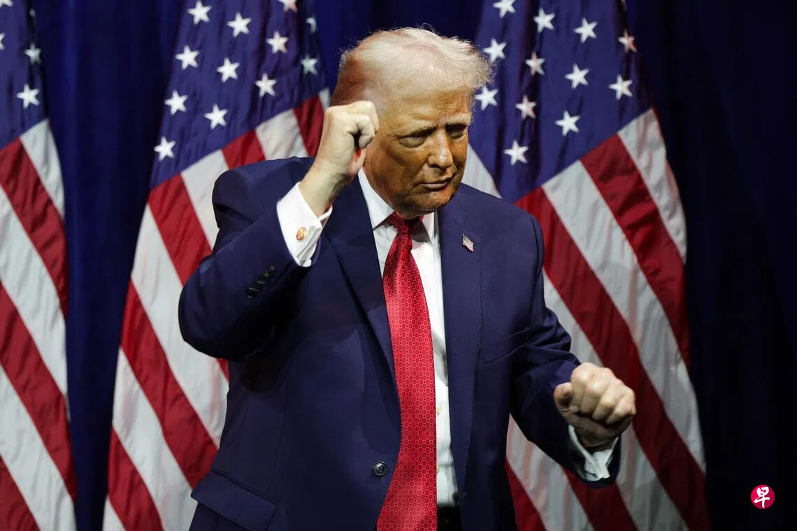 美国总统特朗普星期三（1月7日）在社媒发文说：“我们将永远支持北约，即使他们不支持我们。” （法新社）