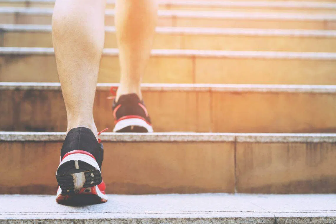 膝骨关节炎的治疗因病情阶段而异，如果爬楼梯没有问题，一般不必动手术。（iStock图片）