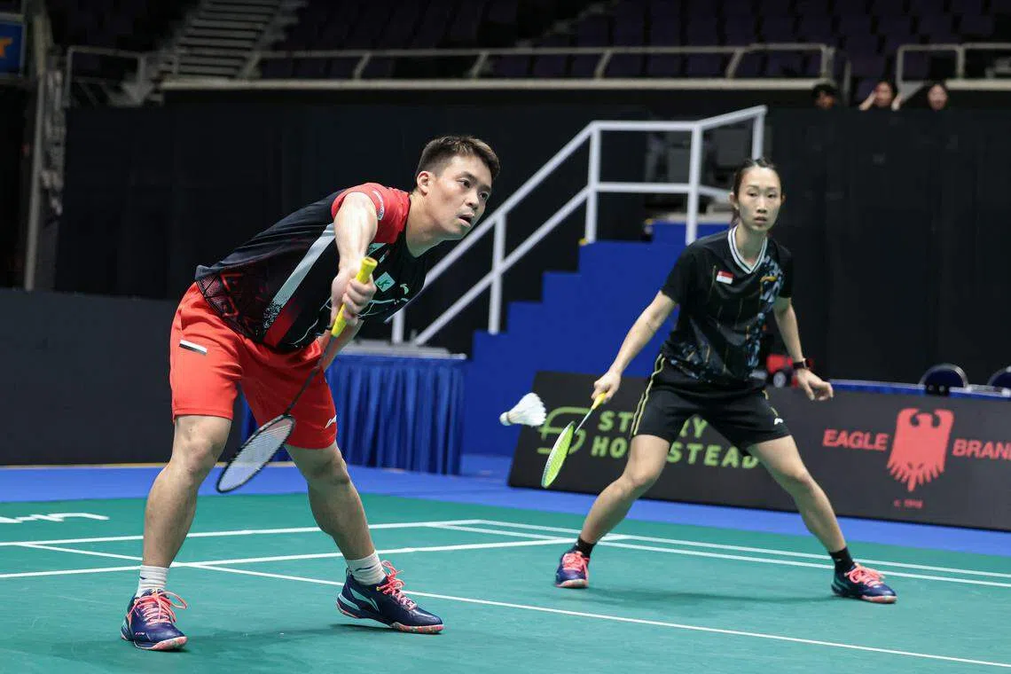 我国混双组合许永凯（左）和陈薇涵将亮相新加坡公开赛。（李冠卫摄）