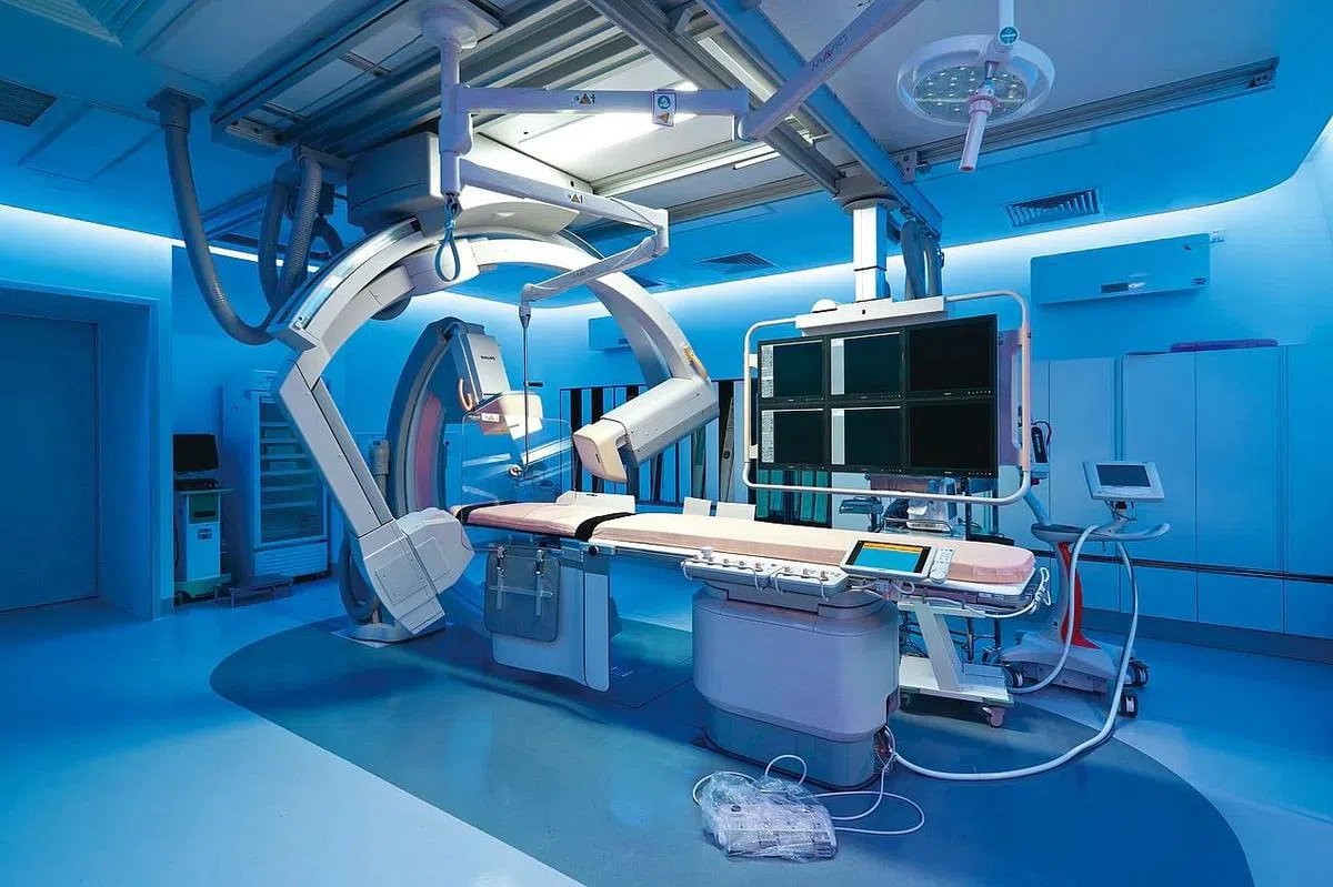 厦门大学附属心血管病医院冠心病监护病房导管室采用飞利浦的医疗器材。（飞利浦提供）