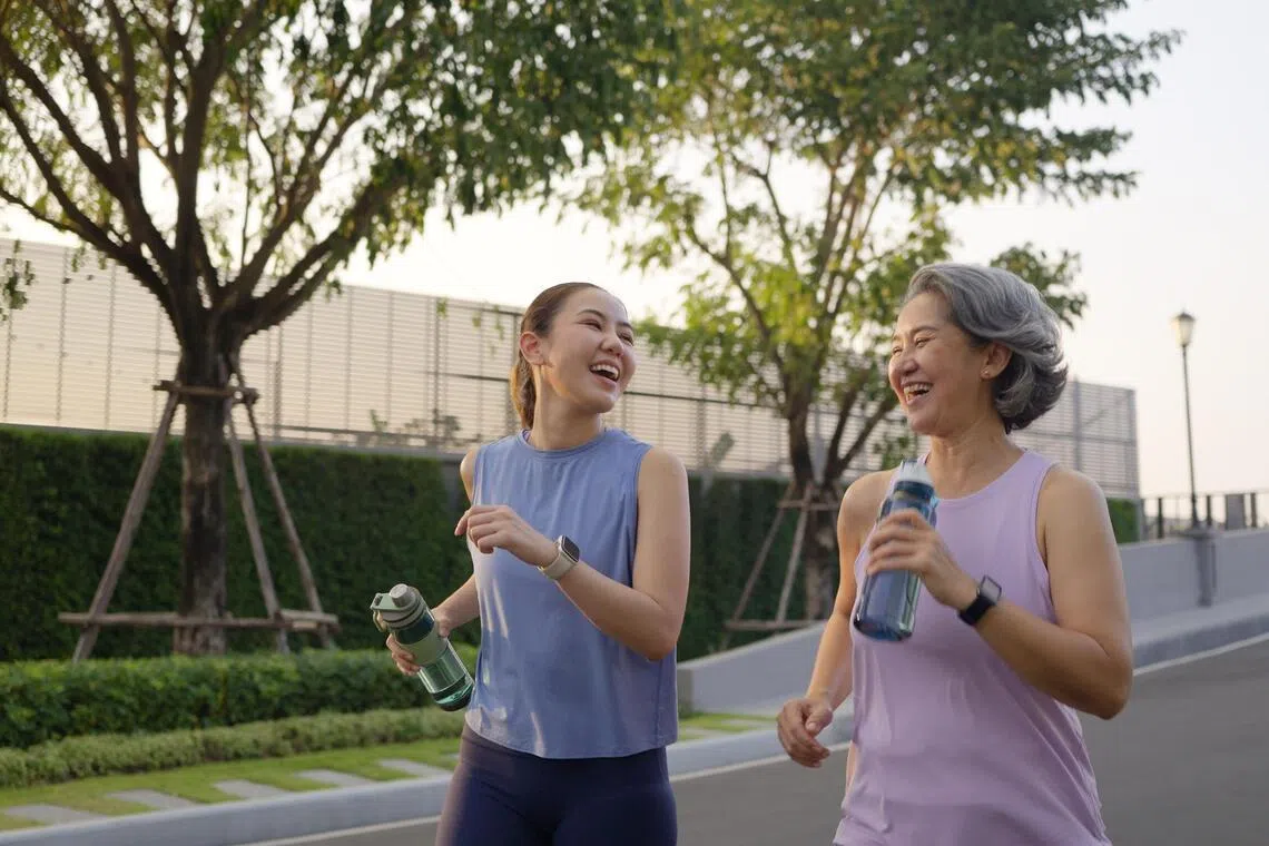 运动的益处不胜枚举，其中包括强化呼吸肌，加强心肺能力。（iStock图片）
