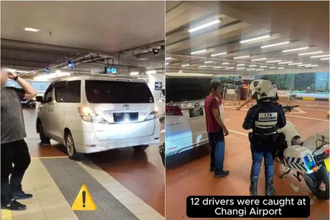 在樟宜机场提供非法跨境载客服务 12名司机被捉