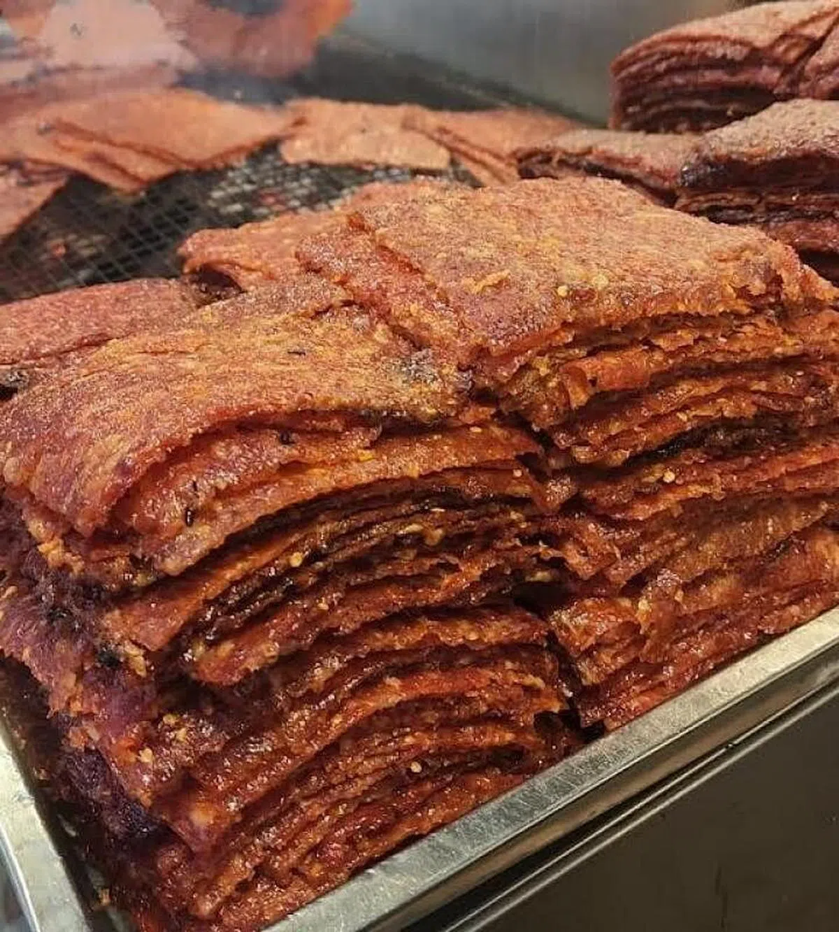 镇店之宝：香软肉干。（林桂叶摄）