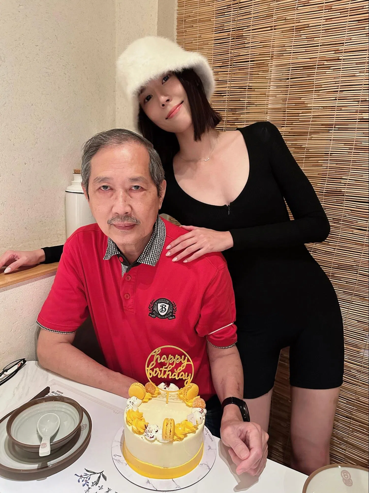 黄爸爸是黄思恬最强大的后盾。他话不多，但凡事都透过行动来表达对家人的爱。（黄思恬提供）