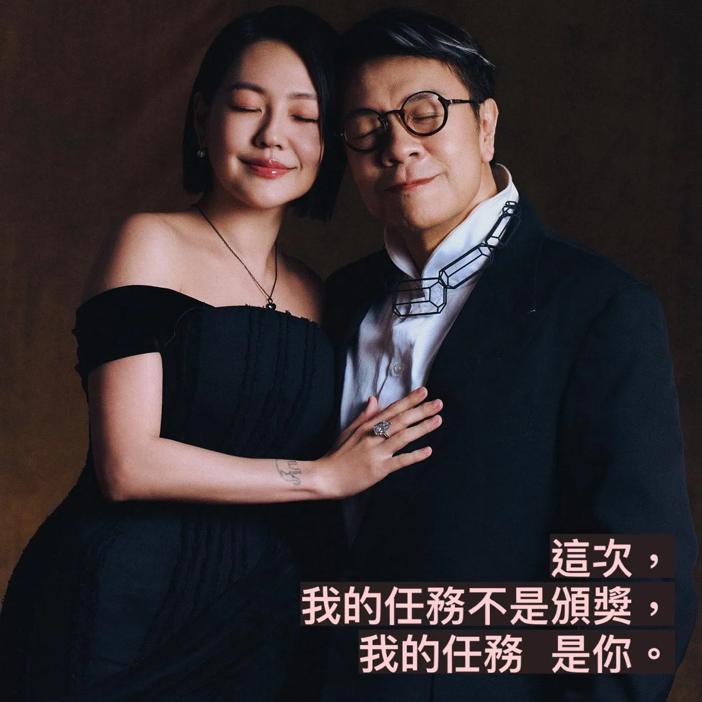 小S（左）和蔡康永是多年的搭档。（取自蔡康永脸书）