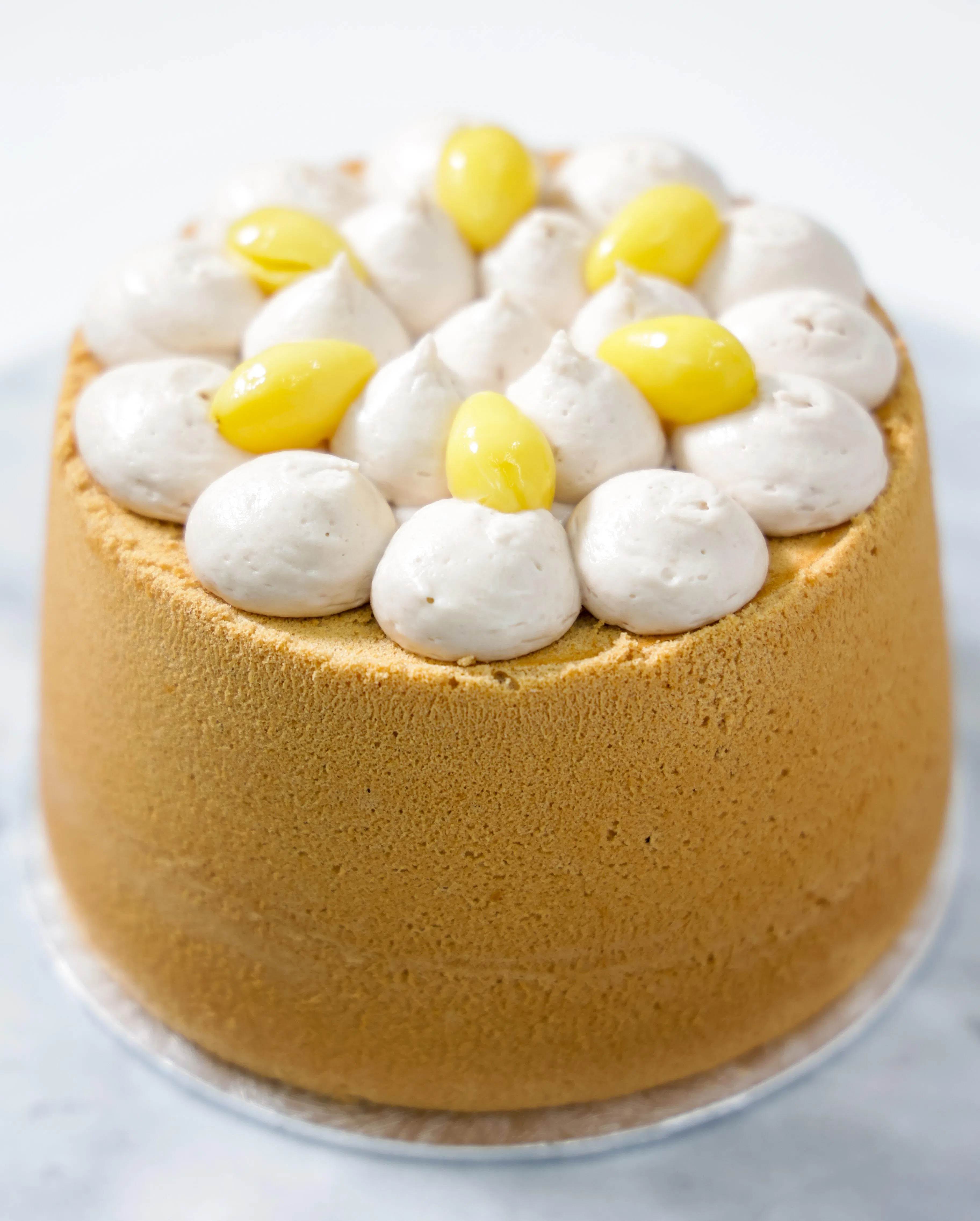 The French Pastry的芋泥戚风蛋糕。（叶振忠摄）