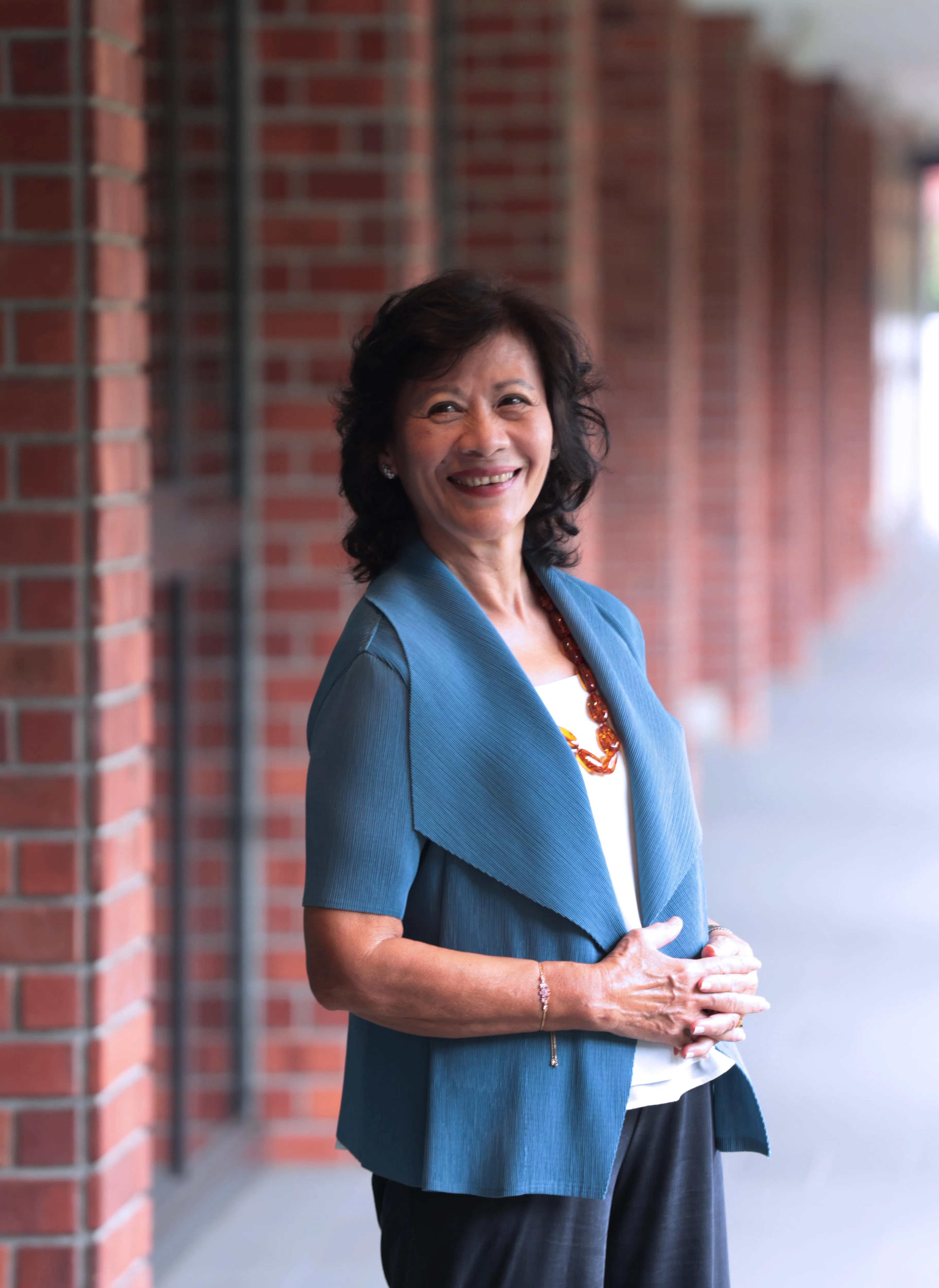 诺琳海泽去年接受《联合早报》早人物专栏访问时，透露童年生活的不顺遂，最糟的时候没饭吃，得捡别人吃剩的食物填饱肚子。（档案照片）