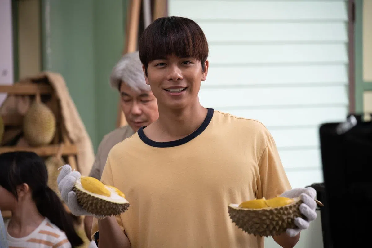 容启航演出《猫山王中王》，饰演杨雁雁的儿子。（mm2娱乐提供）