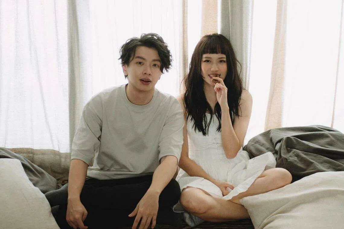 文慧如和老公张暐弘（取自文慧如IG）