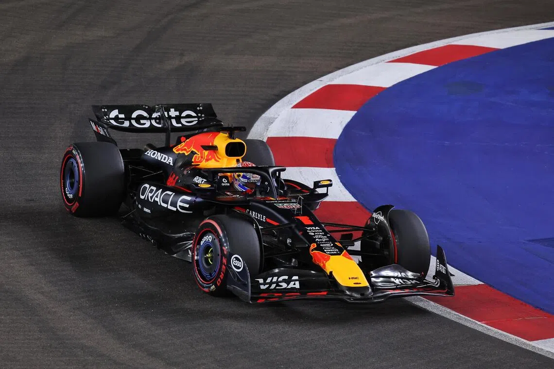 费斯塔彭在新加坡站之前连续赢得意大利站和阿塞拜疆站冠军，来势汹汹。（唐家鸿摄）