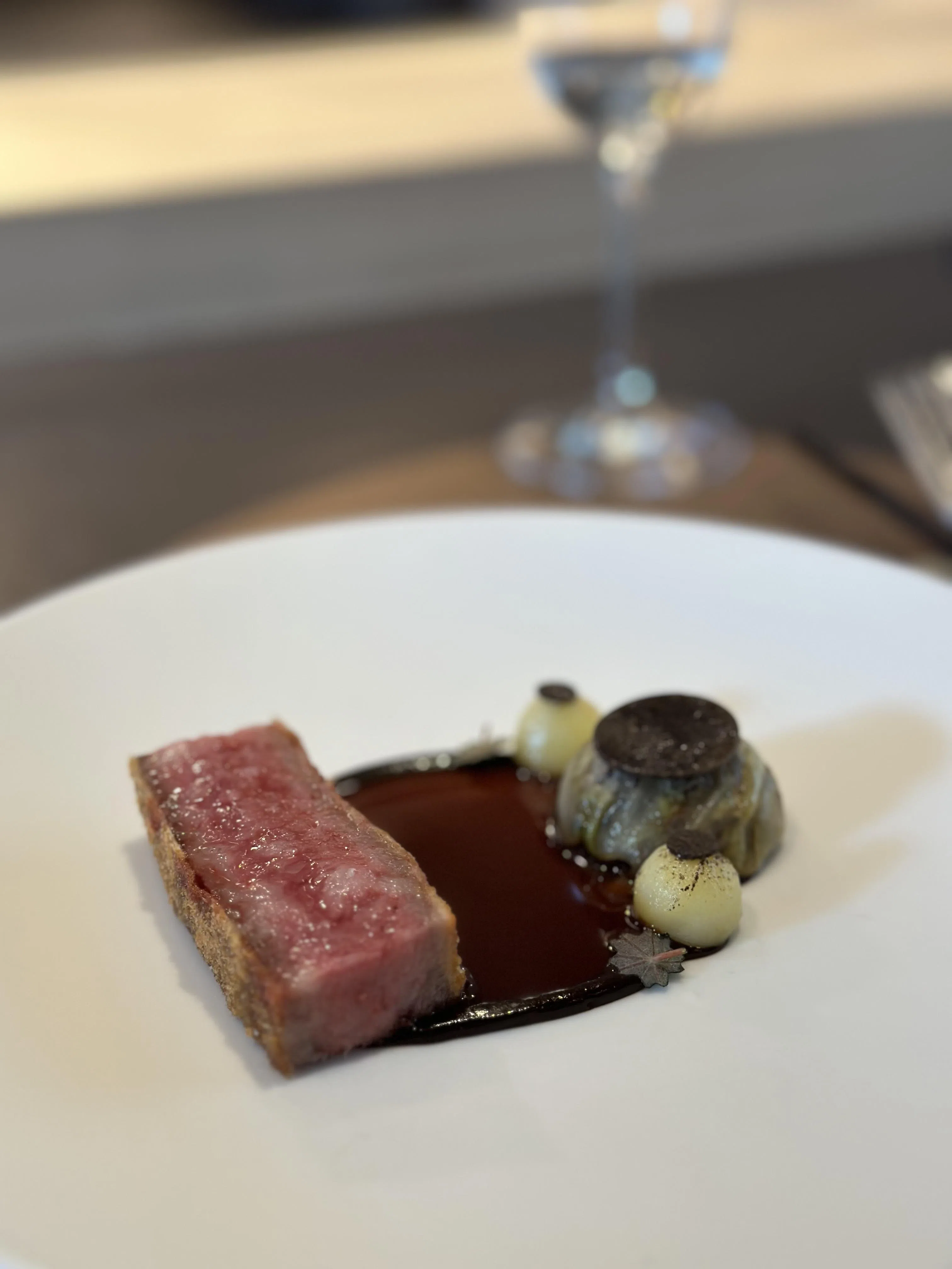宫崎和牛炸肉排采用上等宫崎牛肉制作，外裹面包糠后深炸至金黄。（叶晓虹摄）