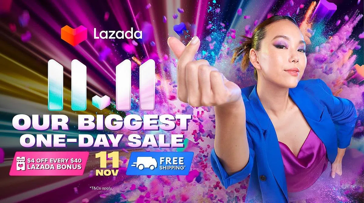 双11购物节即将到来，准备好进场抢购！（图/Lazada提供）