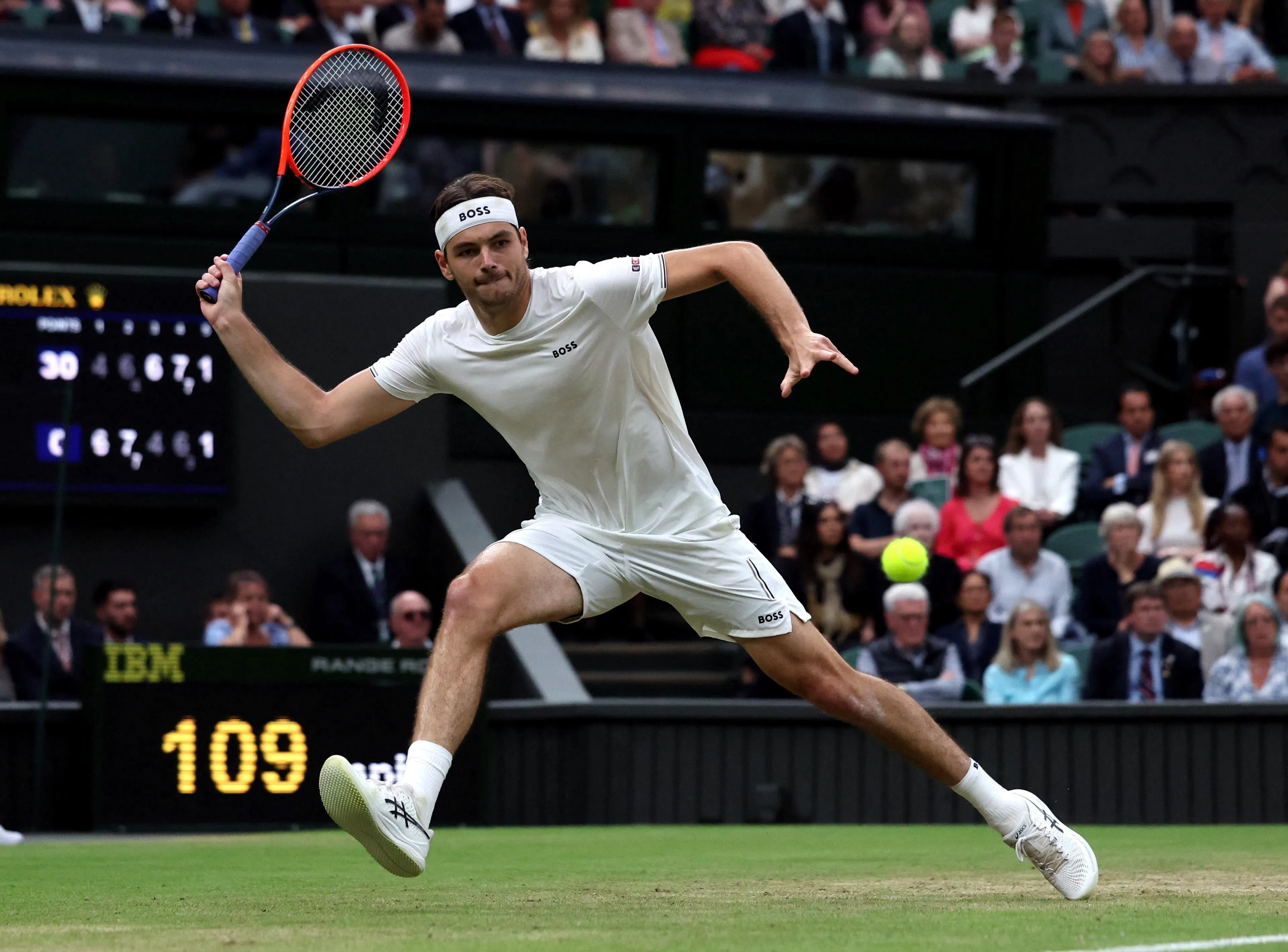 弗里茨（图）先输两盘，之后连赢三盘，淘汰兹维列夫。（路透社）