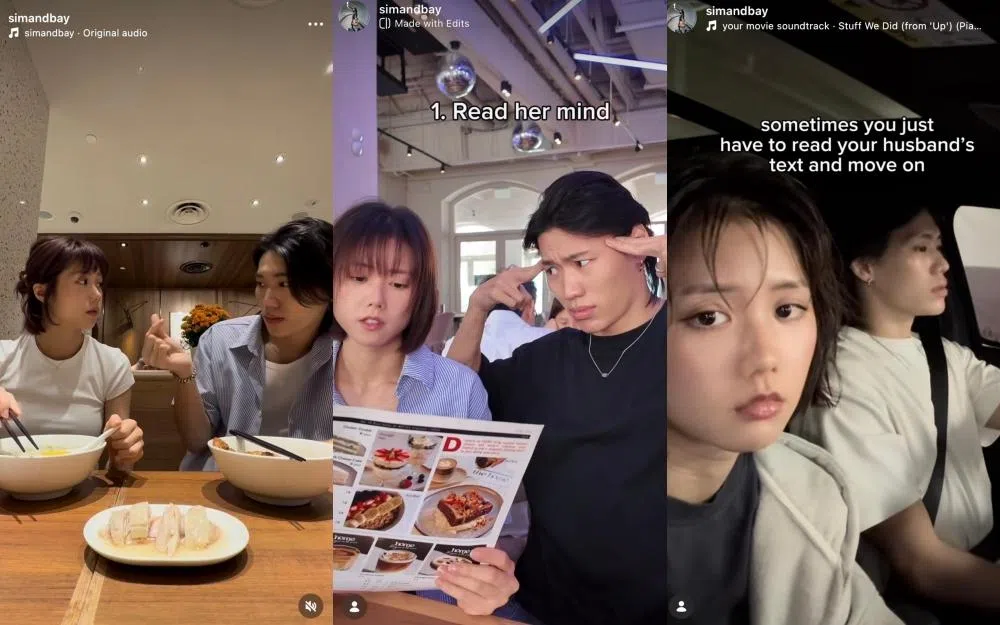 沈伟洋和马䲰娗的夫妻档IG内容围绕夫妻关系，把日常互动转化为轻松幽默的小剧场。（取自沈伟洋和马䲰娗夫妻档IG）