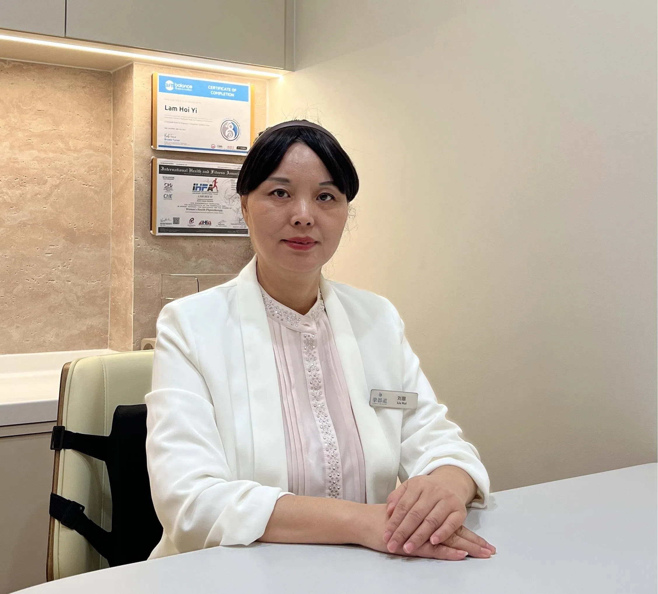 刘慧医师：饮料应该留到饭后再喝，以免影响消化。（受访者提供）