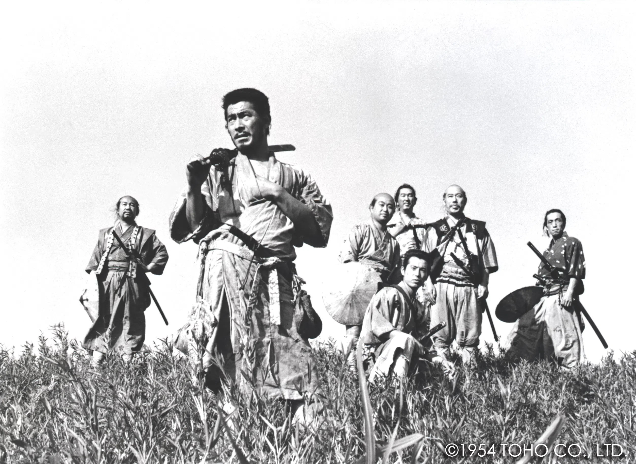 黑泽明经典之作《七武士》剧照。（新加坡电影协会提供）