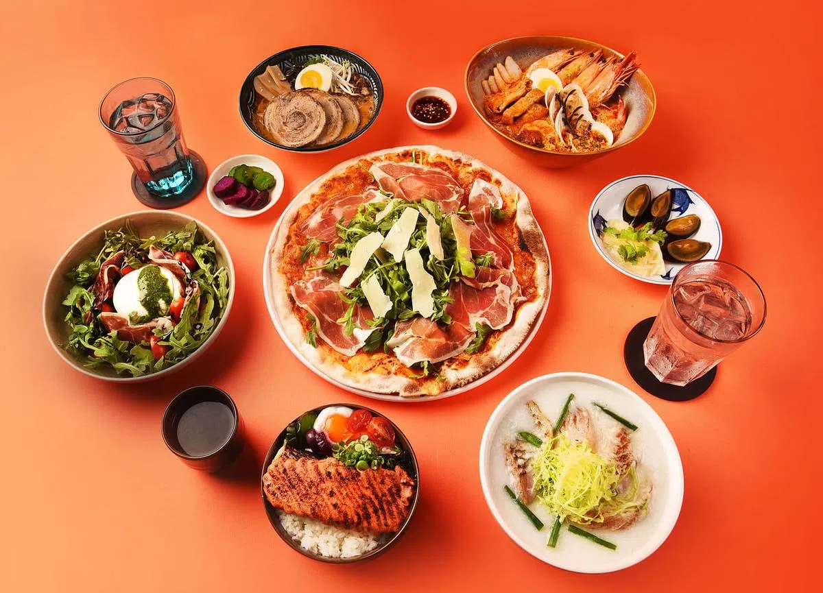 Les Amis集团今年开设的云厨房Kitch，提供旗下多个品牌的送餐。（商家提供）