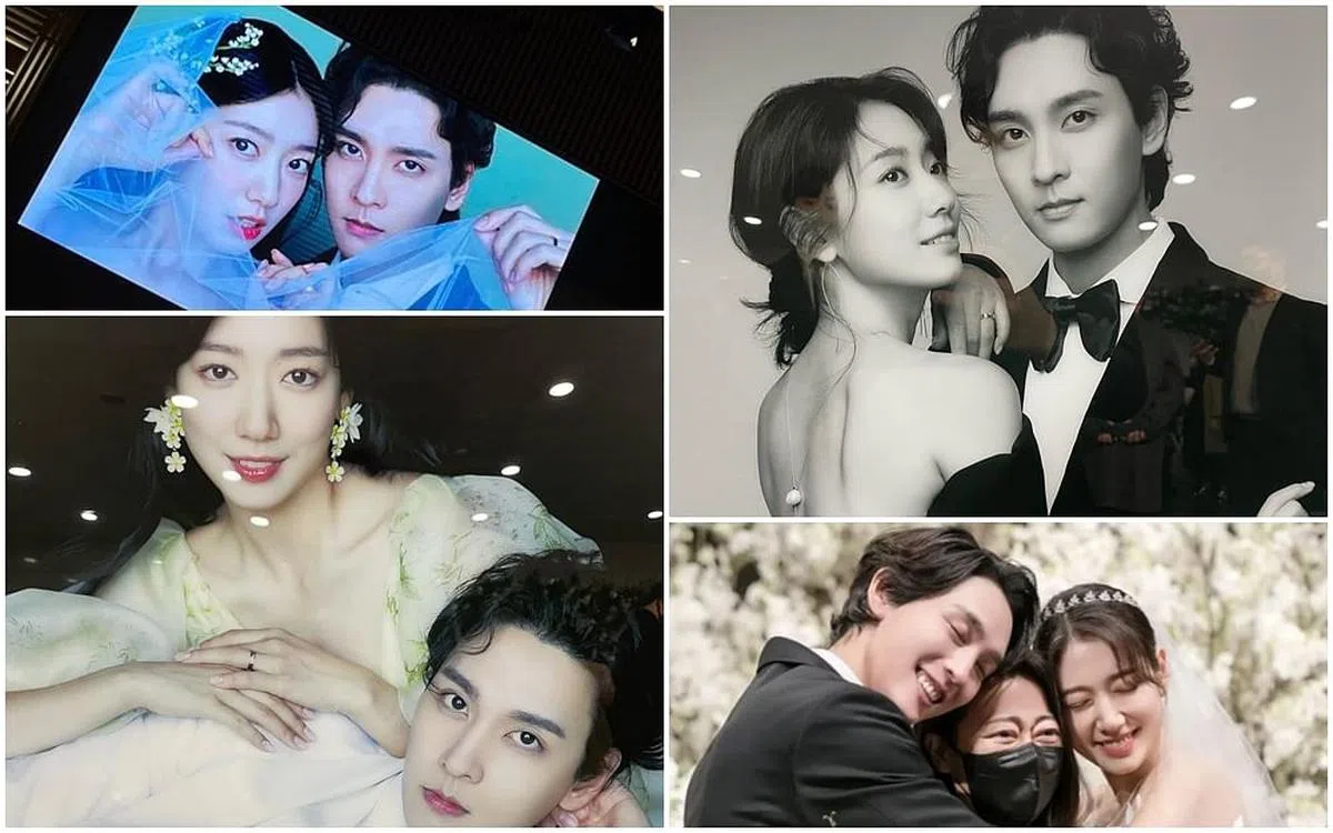 到场的好友们于社交媒体上曝光更多朴信惠和崔泰俊的婚纱照。（图/IG）