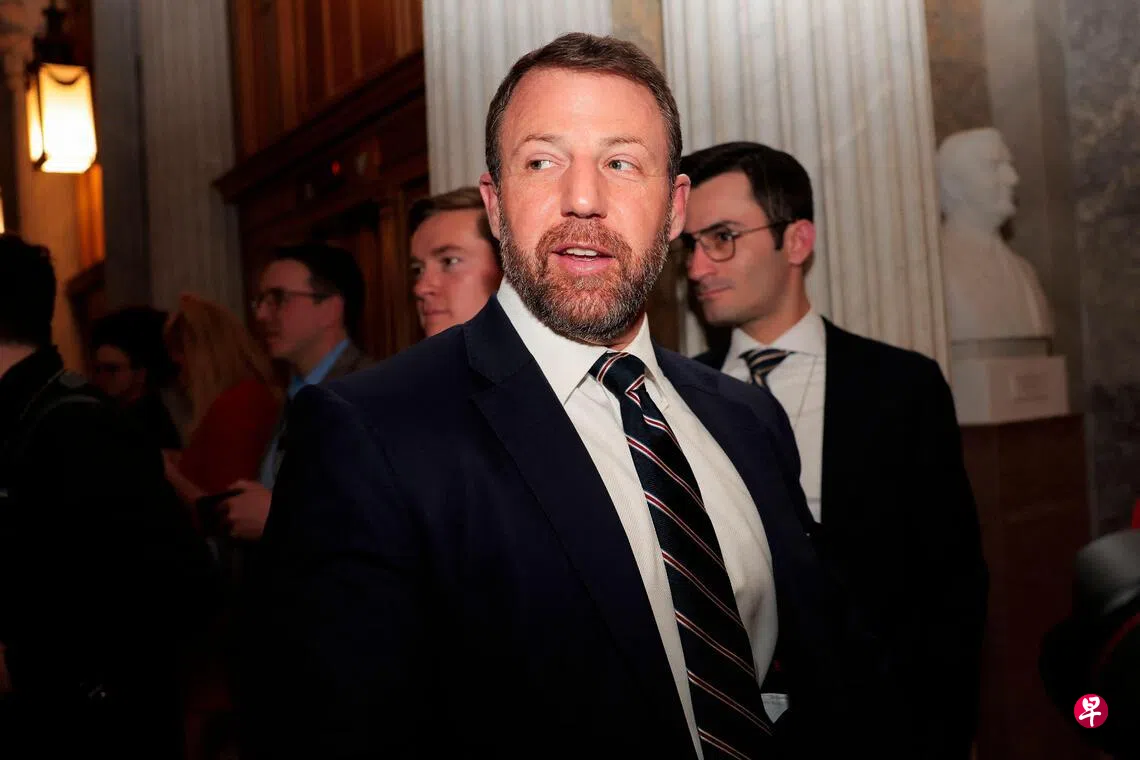 Image 15: 原为俄克拉何马州参议员的马林，支持特朗普政府强硬的移民政策。 （法新社）