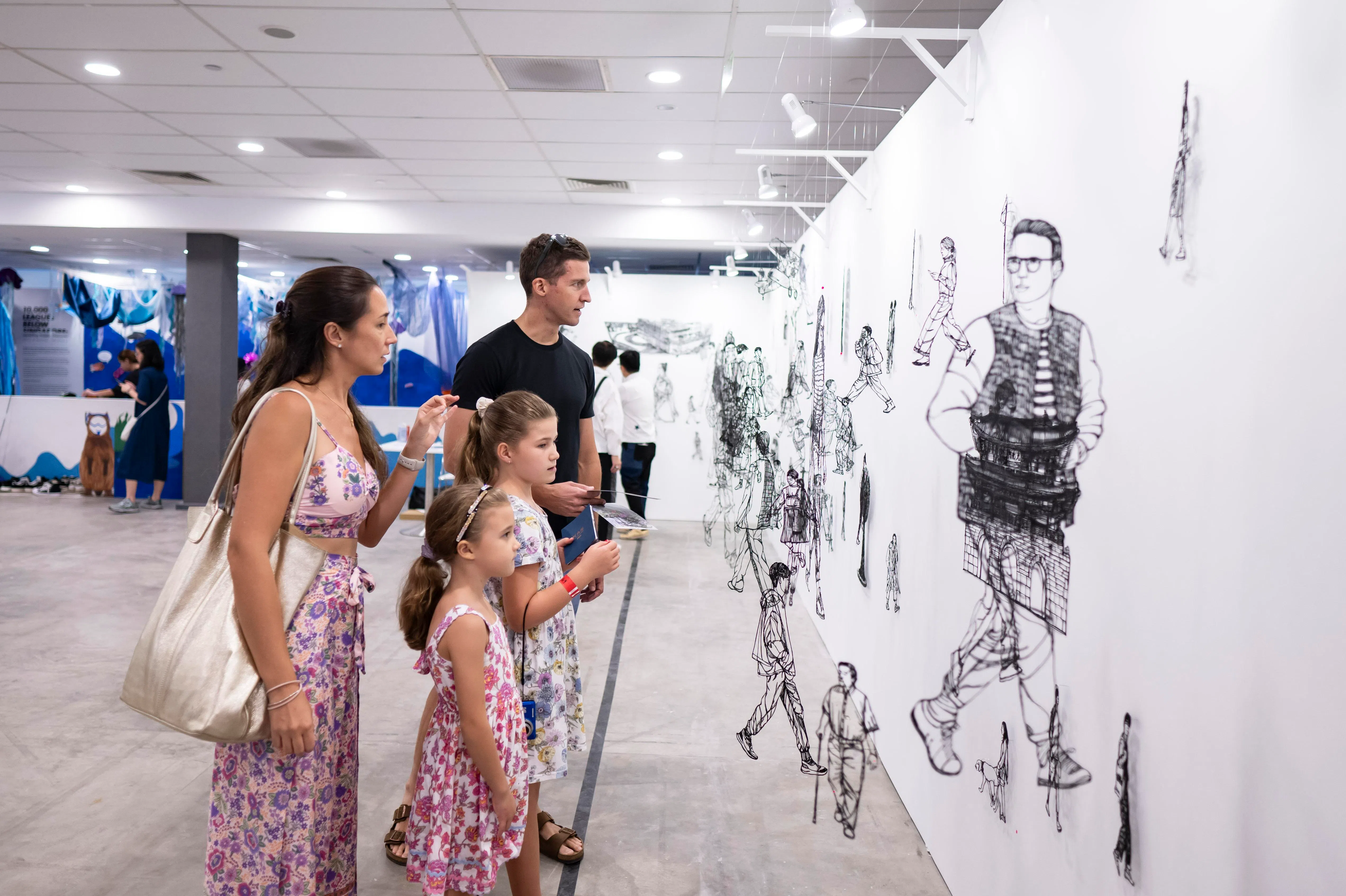 2024年冉起当代艺博会展场。（冉起当代艺博会提供）