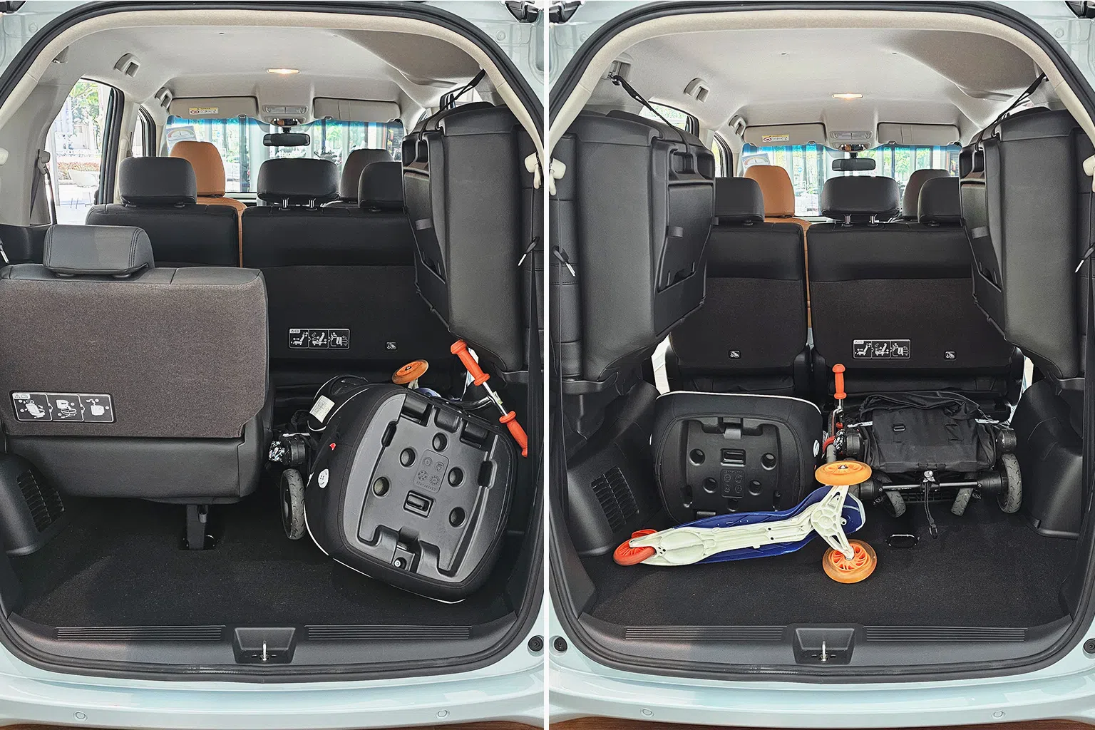 本田Freed的行李厢空间高达1180升。（图/新报业媒体）