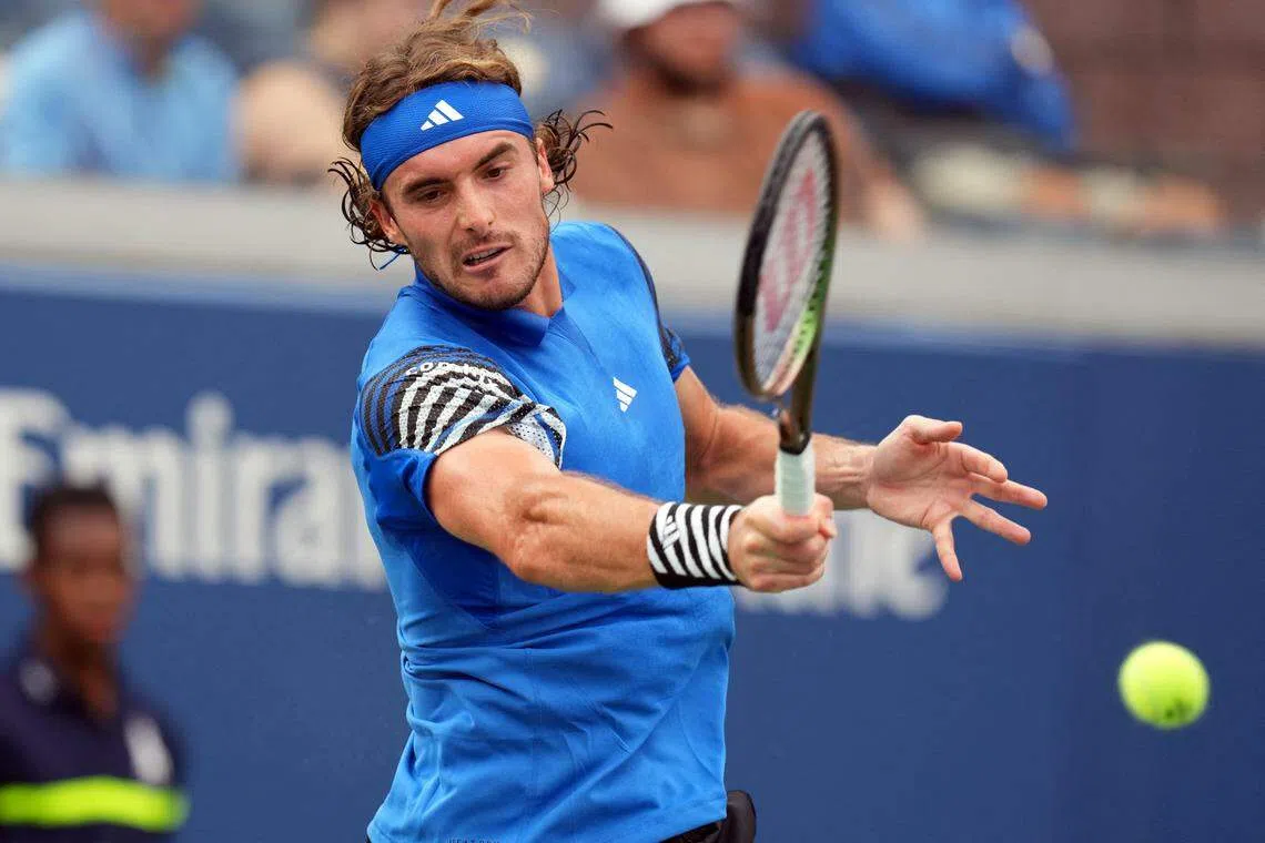 世界第七的西西帕斯止步美网第二轮。（路透社）