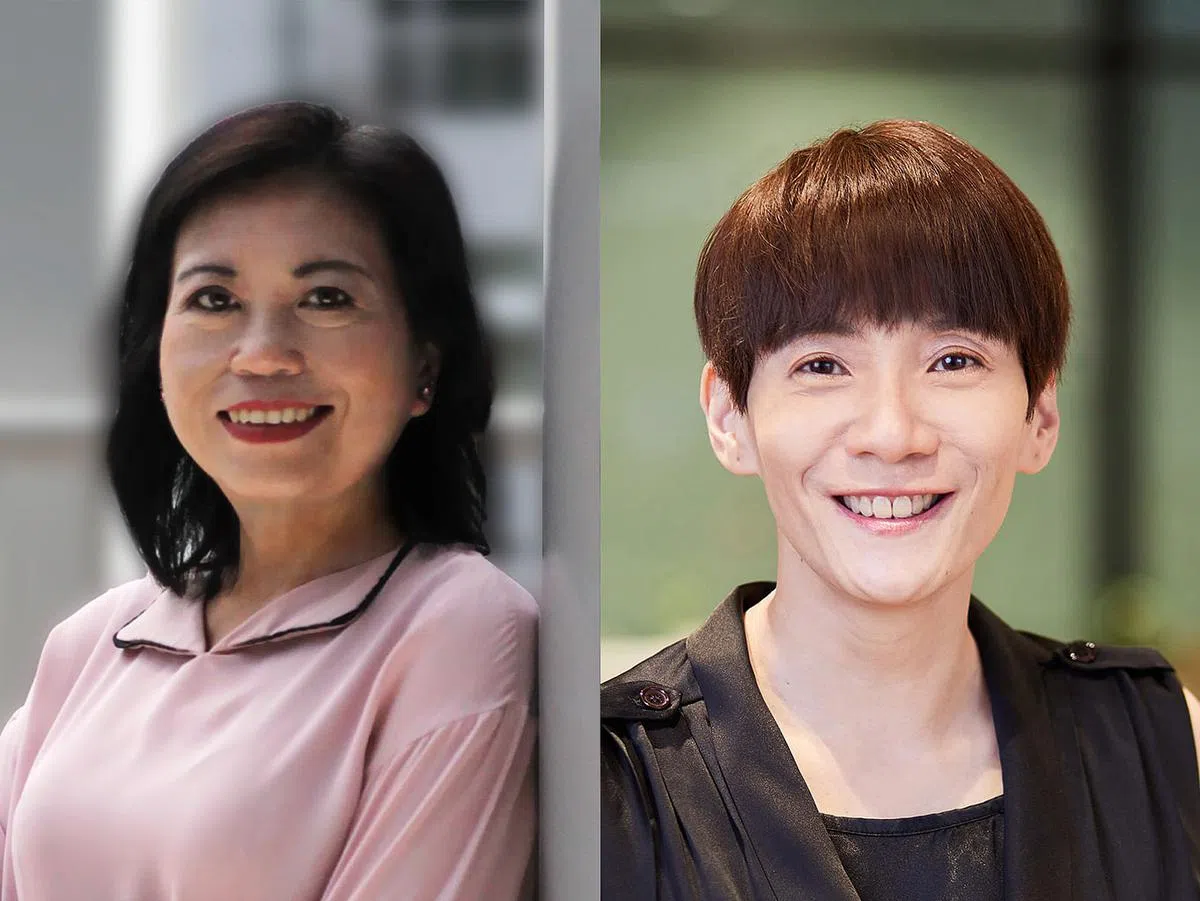 魏淑庄（左）和邓曼霞（右）这两位雇主相信，关爱雇员的福利，能为她们带来一支更专注、更有生产力的团队。（图/人力部提供）