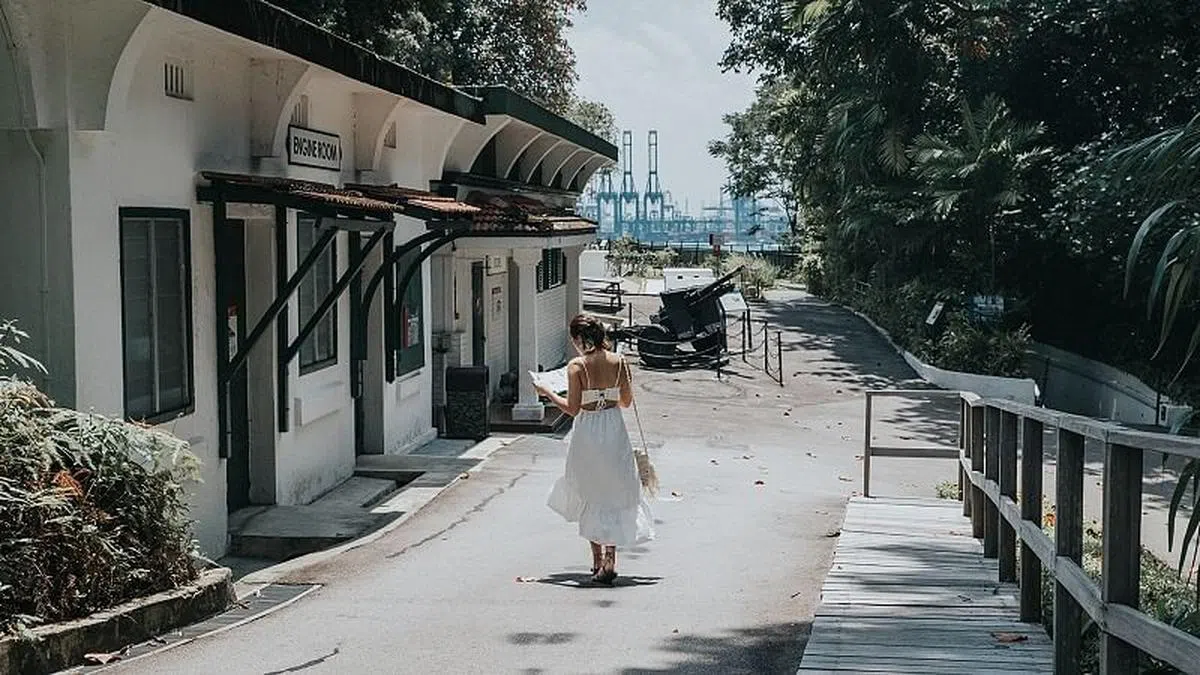 在圣淘沙的历史缩影-西乐索炮台留下身影。