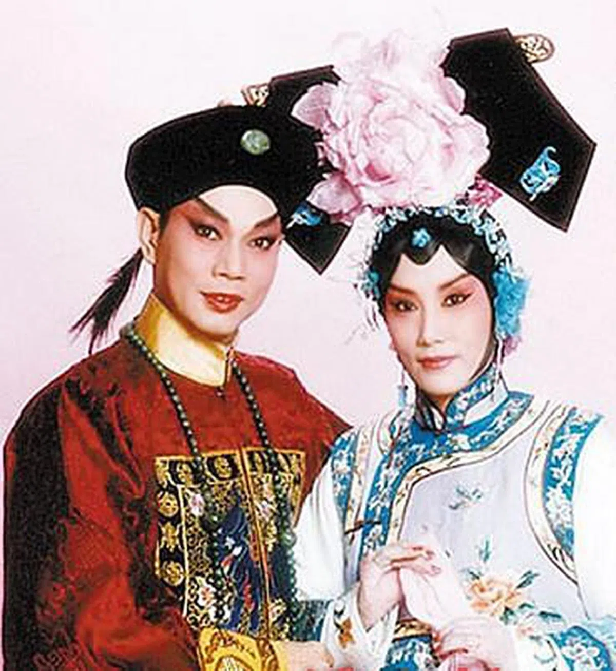 罗家英和汪明荃当年因为粤剧而结缘。（互联网）