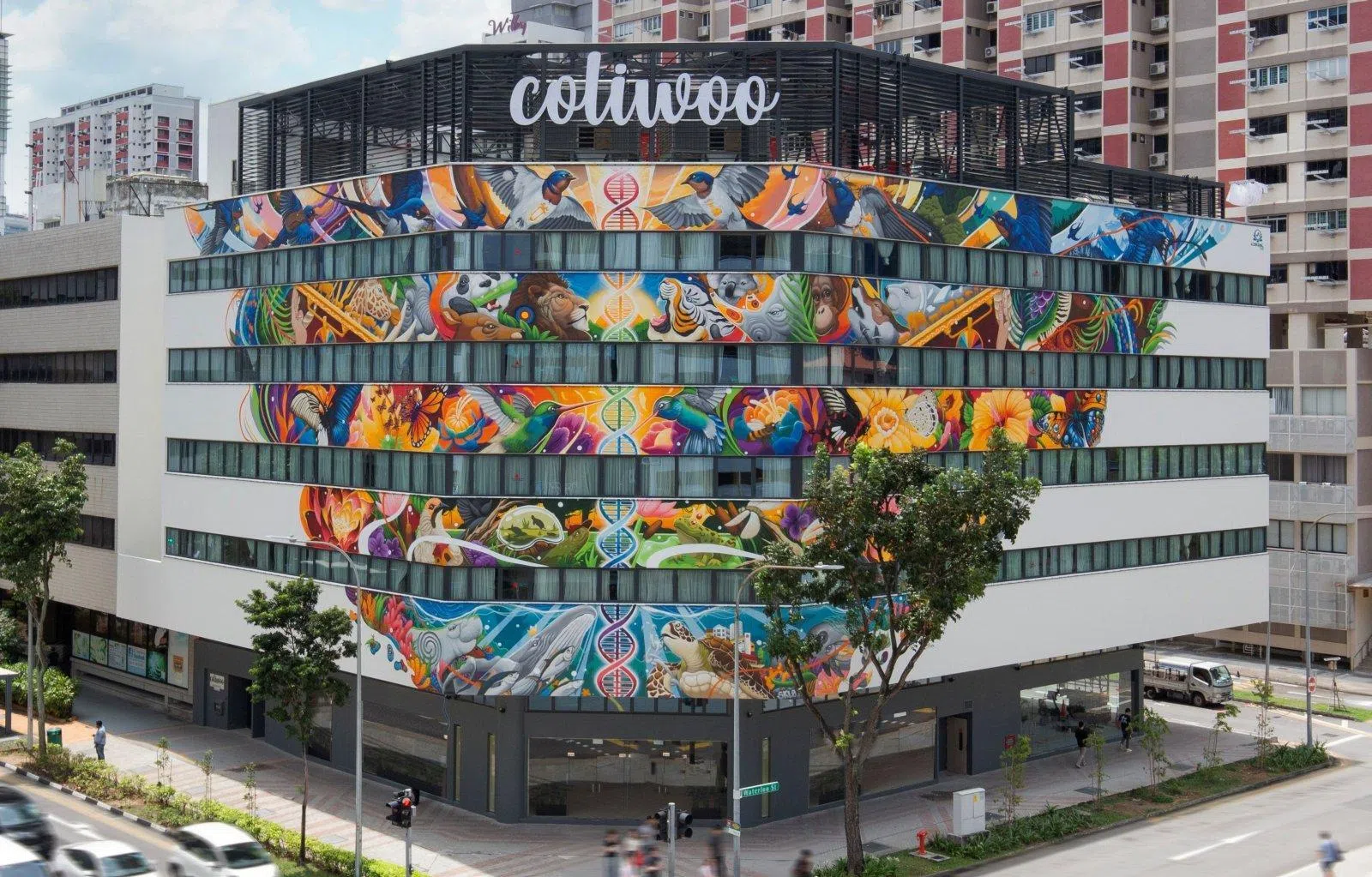 位于密驼路141号的Coliwoo Midtown，是一个有212个房间的共居项目，此前是山源大厦（GSM Building）