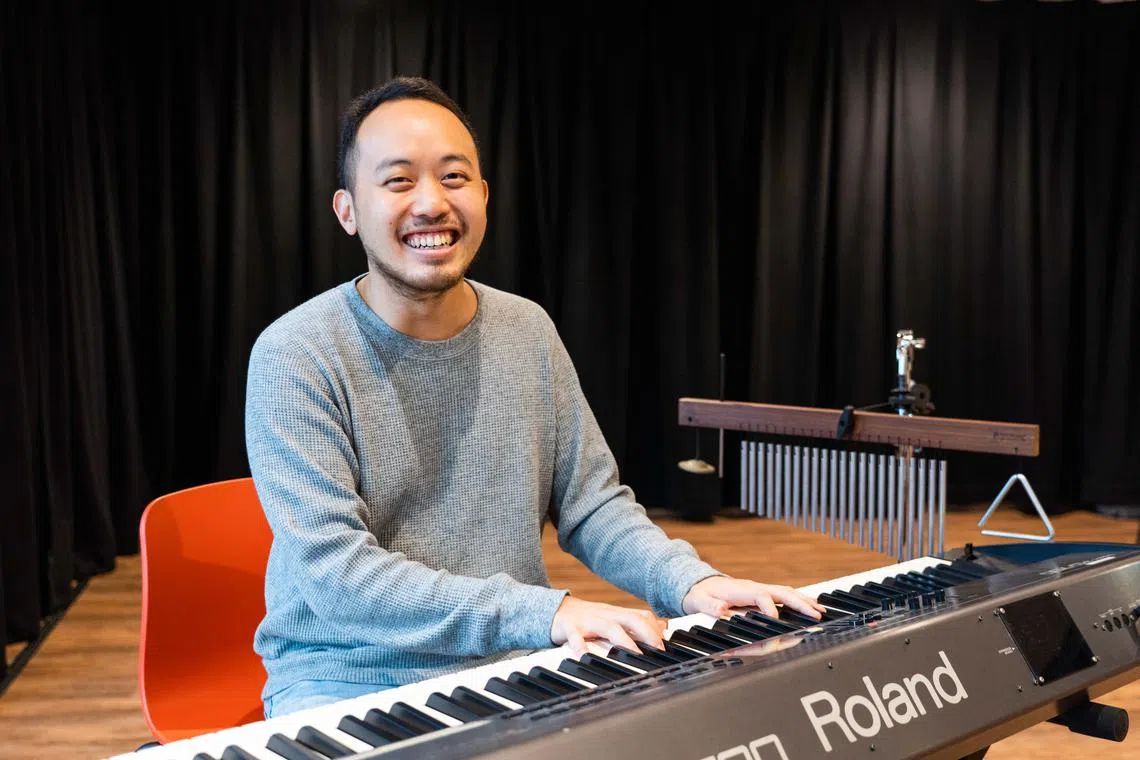 2023年青年艺术家奖得主黄有杰是本作的音乐总监，负责作曲和编曲。（实践剧场提供）