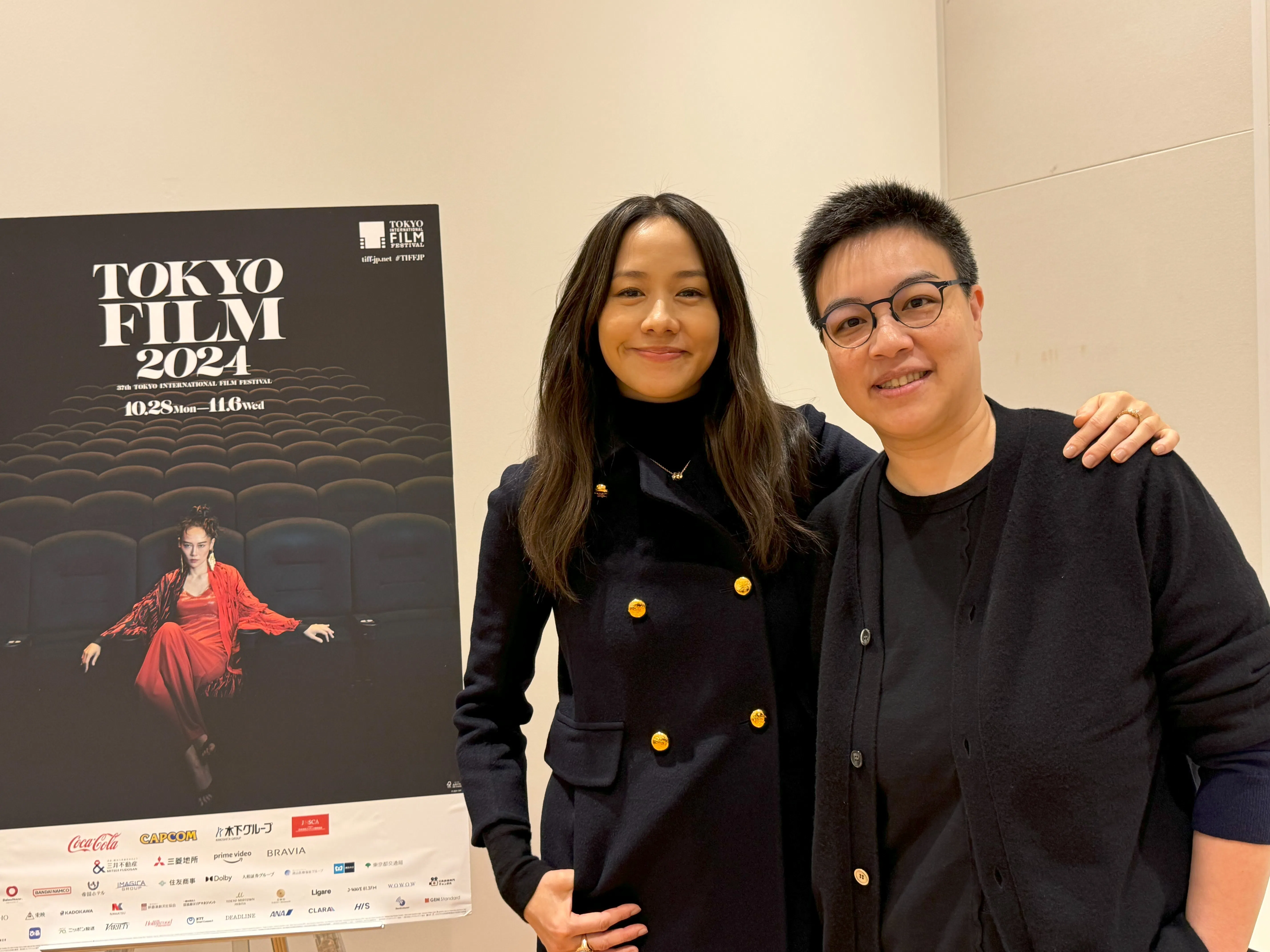 《女儿的女儿》是导演黄熙（右）第二部长片，林嘉欣（左）说大女儿角色不好演。（符祝慧摄）
